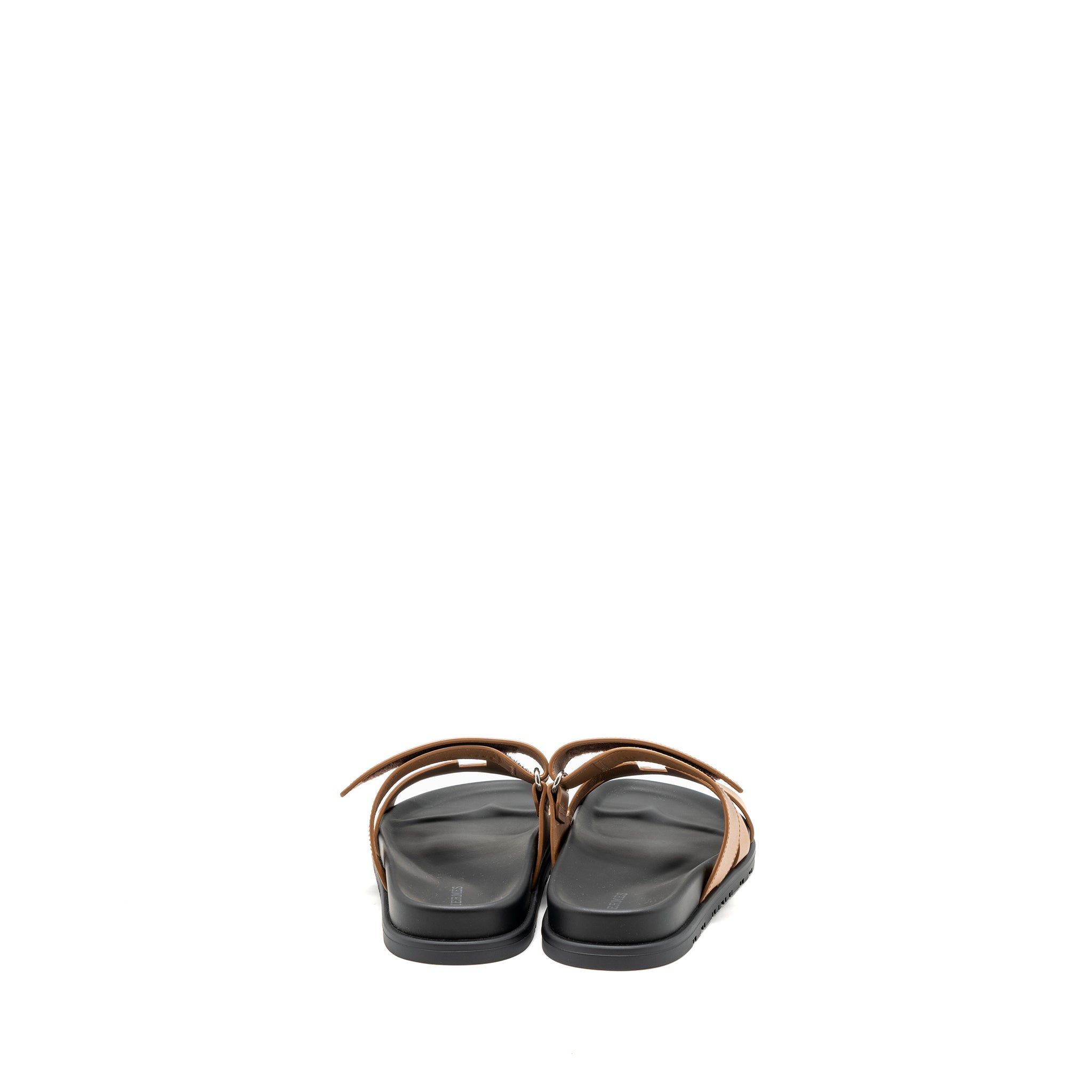 Hermes Size 37 Chypre Sandals Naturel - Image 3