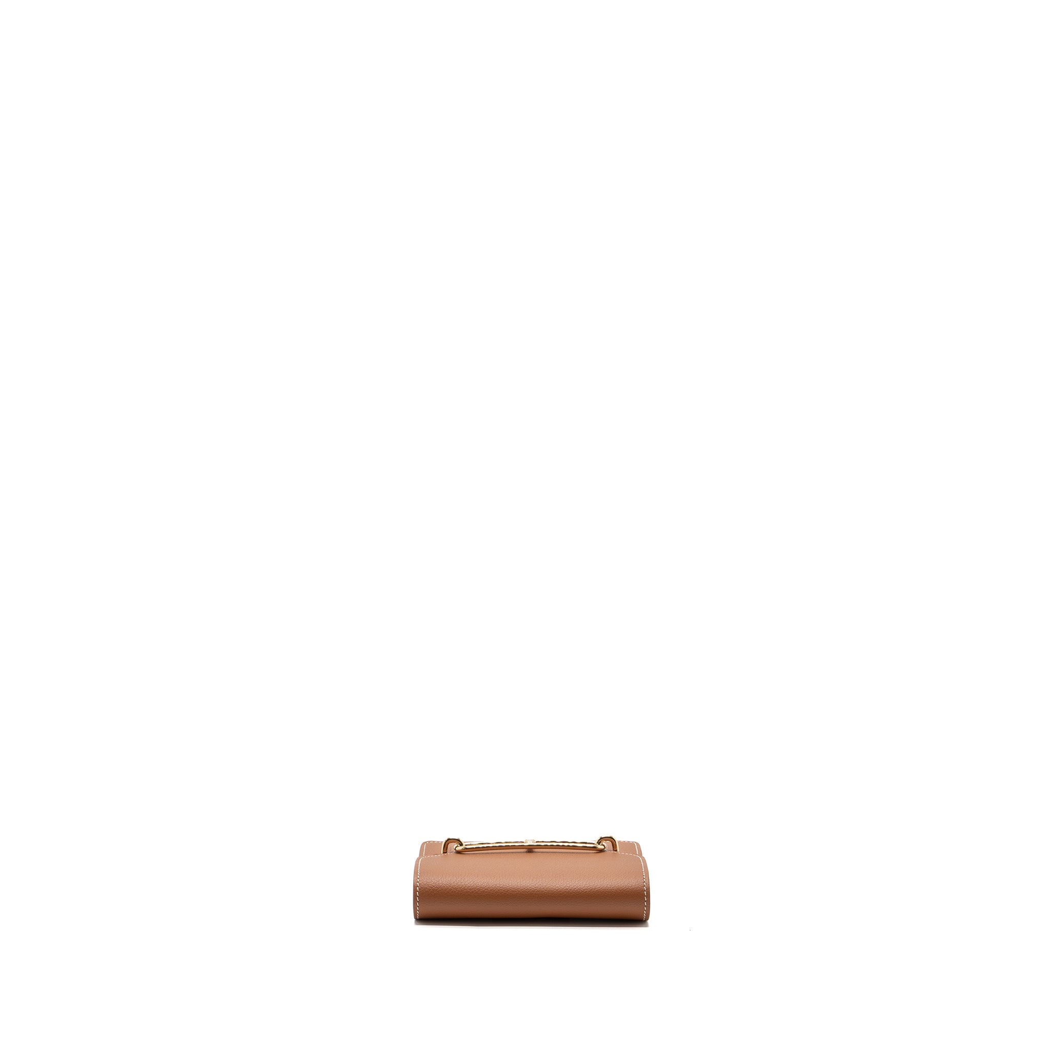 Hermes Roulis Slim Evercolor Gold GHW Stamp B - Image 5