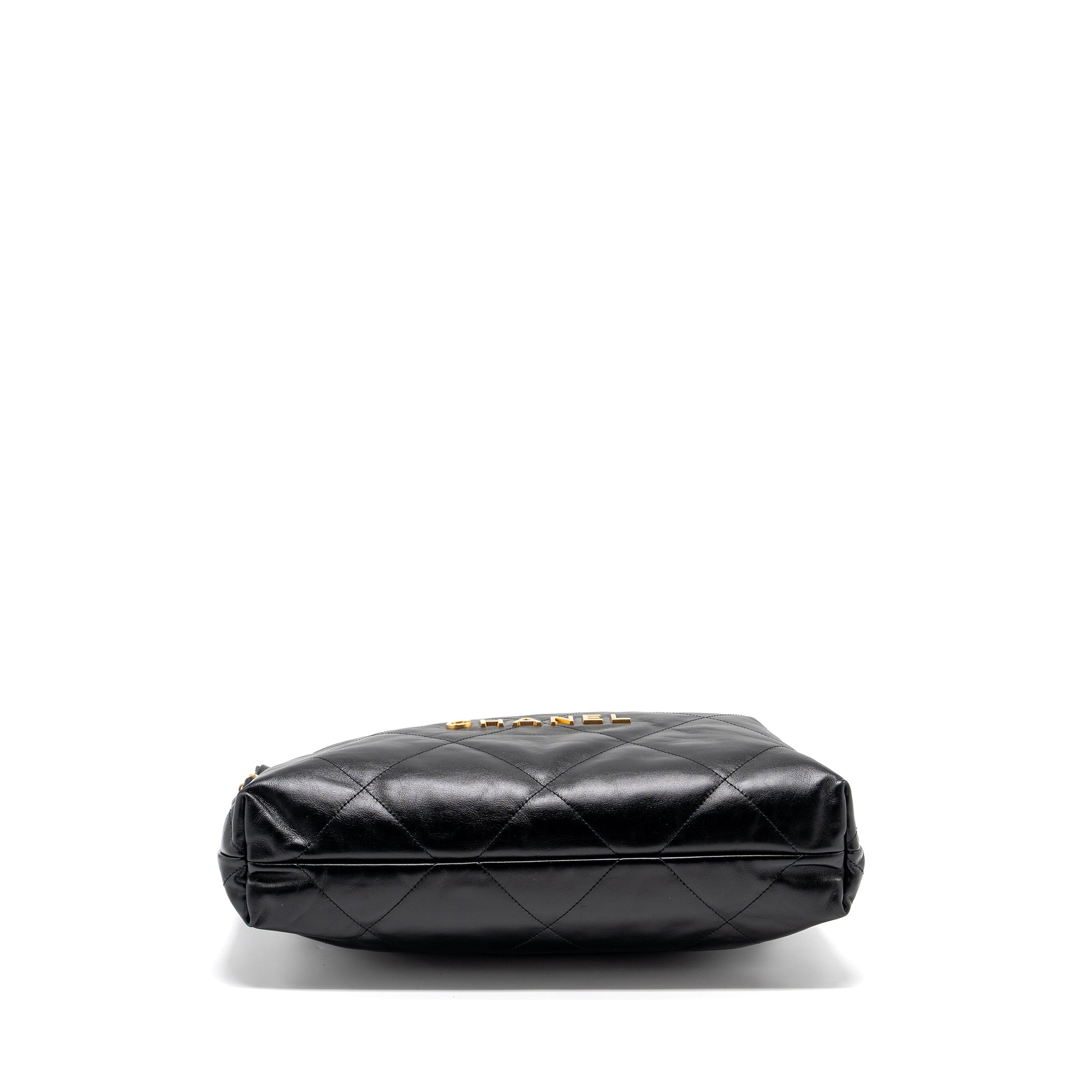 Chanel Medium 22 Bag Shiny Calfskin Black GHW (Microchip) - Image 5