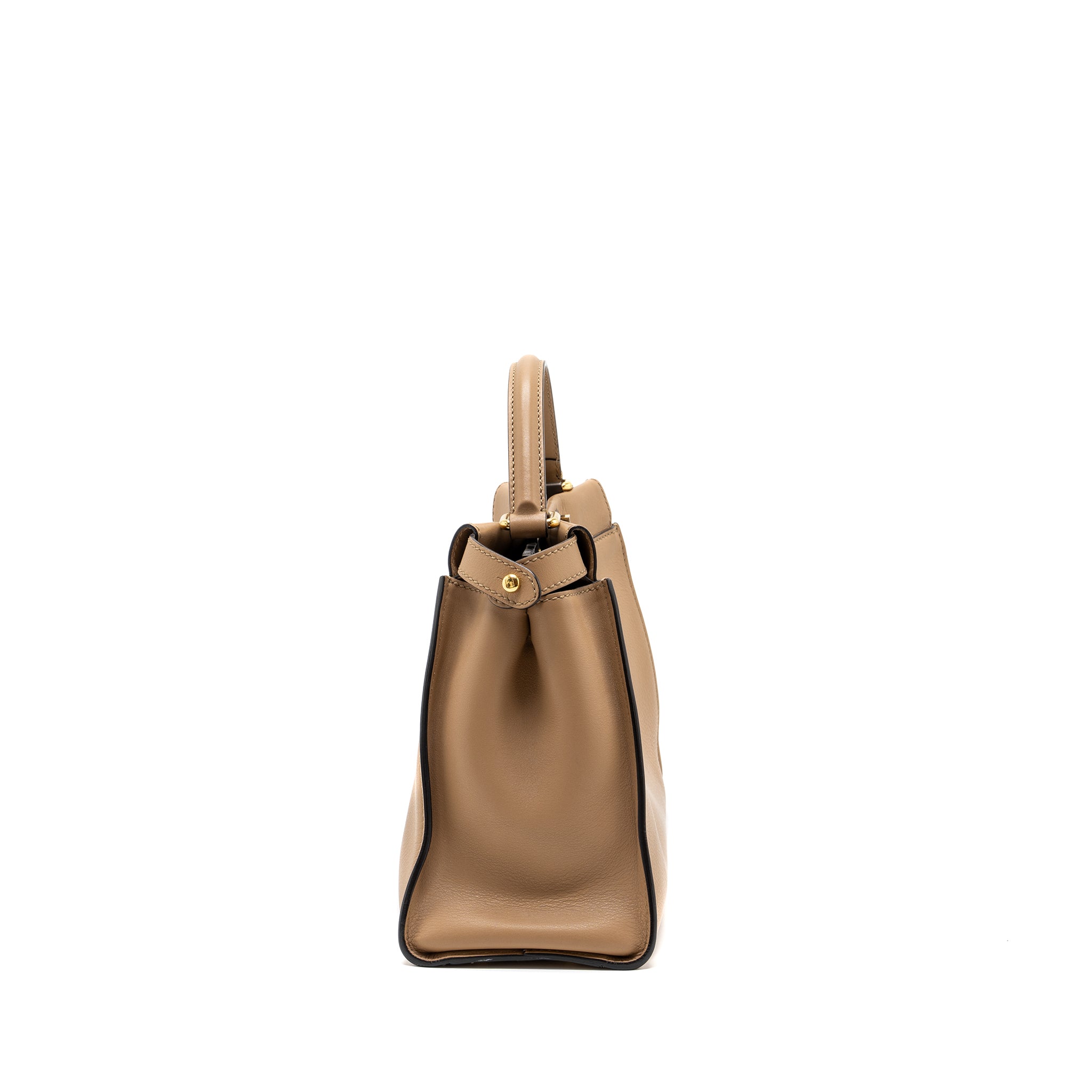 Fendi medium peekaboo calfskin tobacco multicolor hardware - Image 3