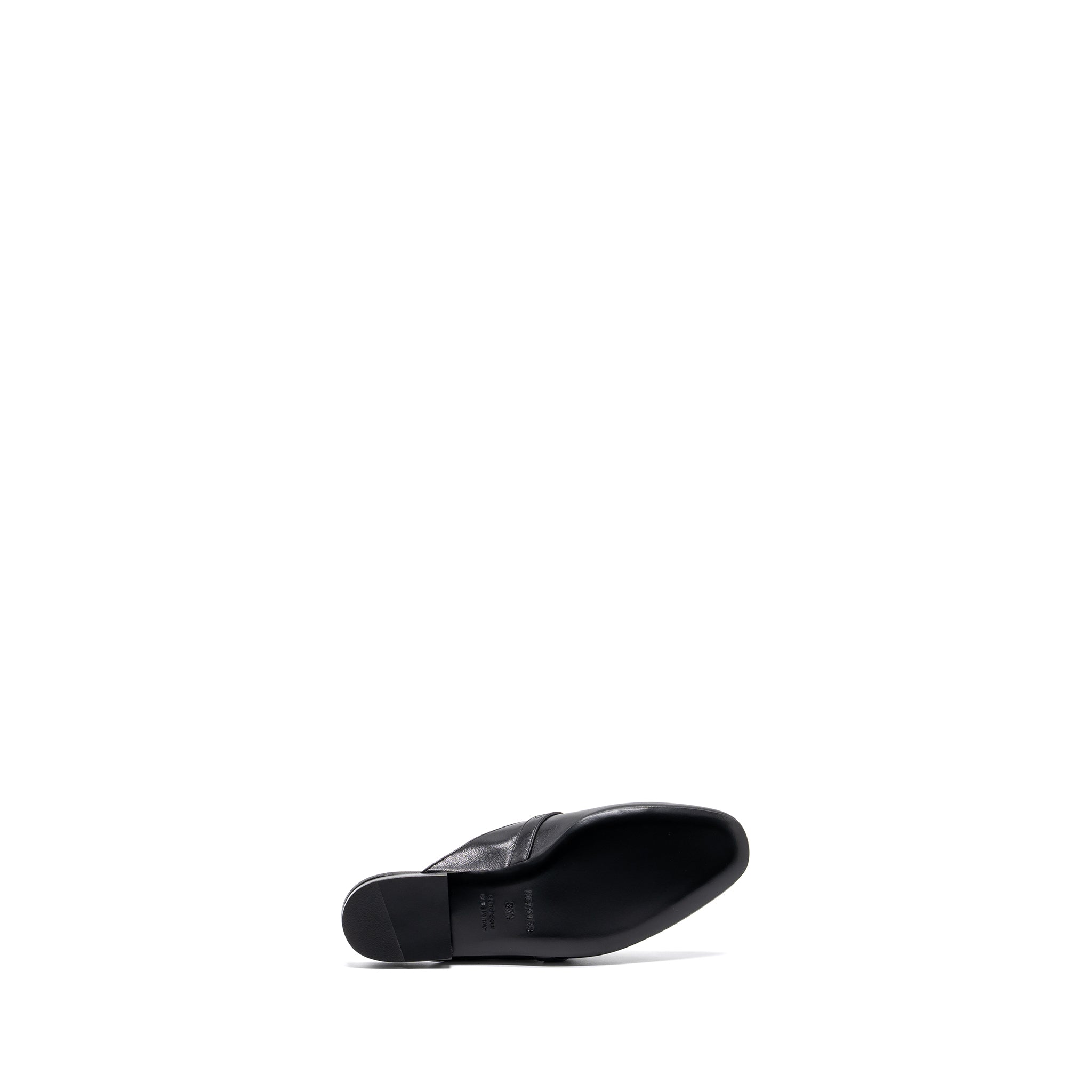 hermes size 37.5 OZ mule goatskin black SHW - Image 6