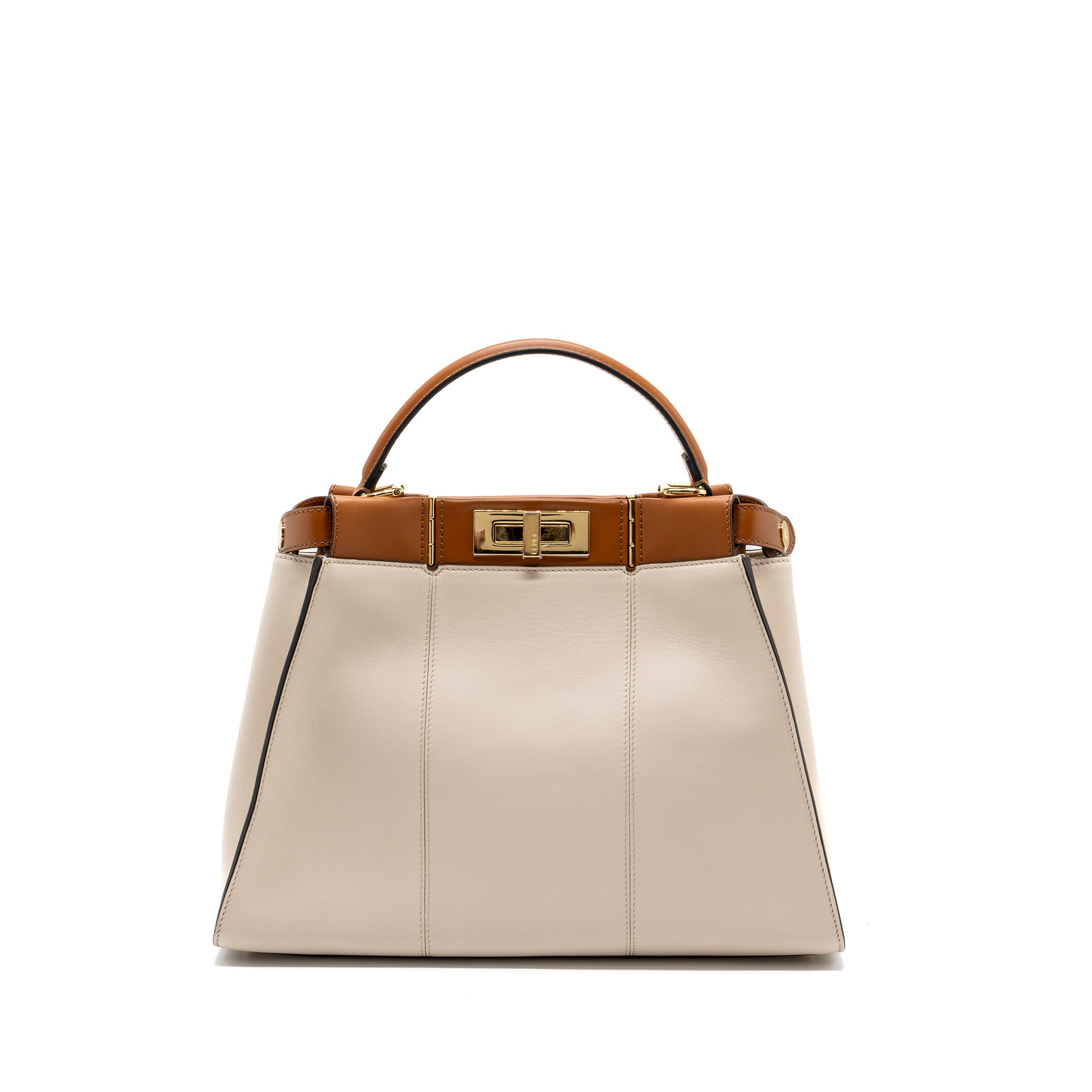Fendi Medium Peekaboo Bag Calfskin Multicolour GHW - Image 2