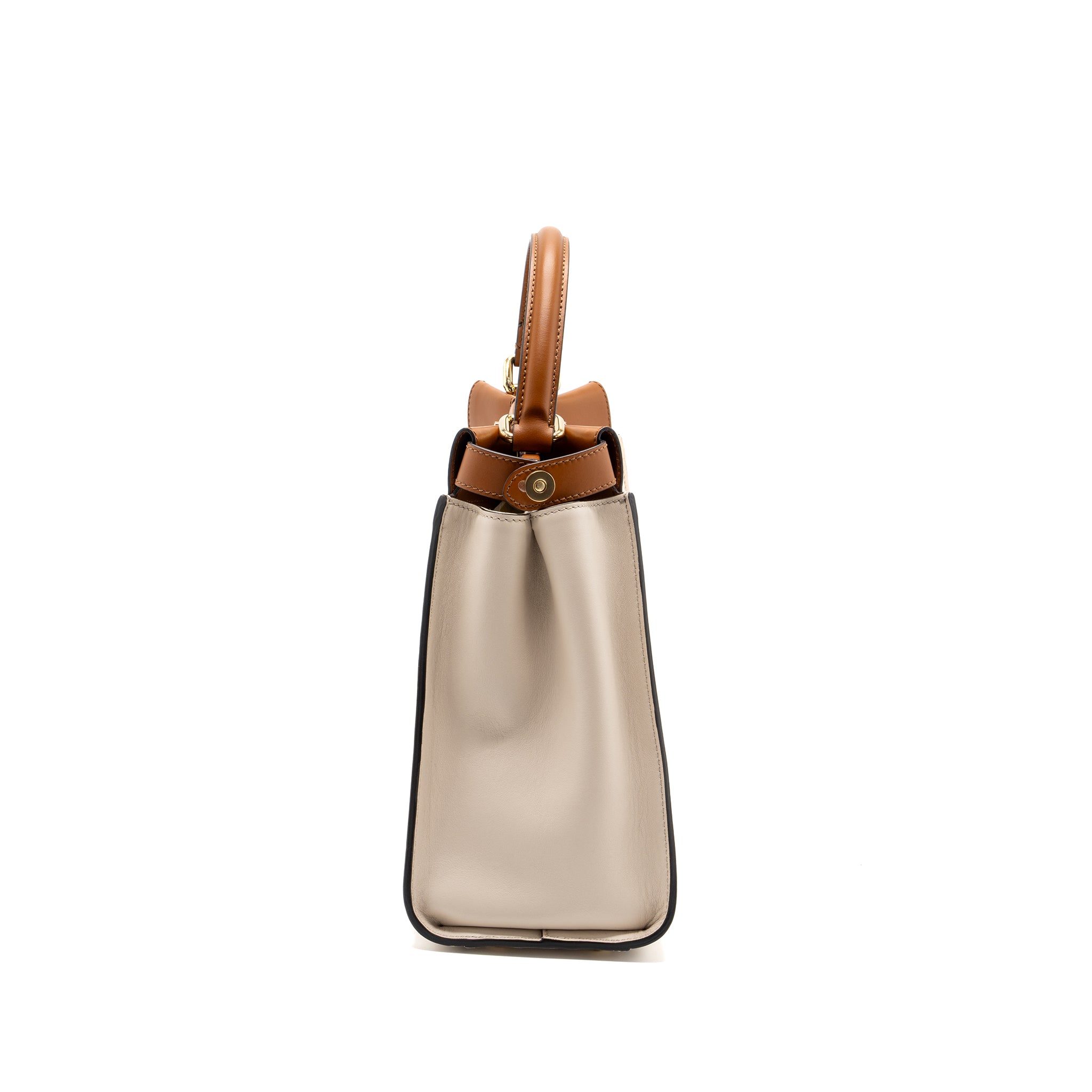 Fendi Medium Peekaboo Bag Calfskin Multicolour GHW - Image 3