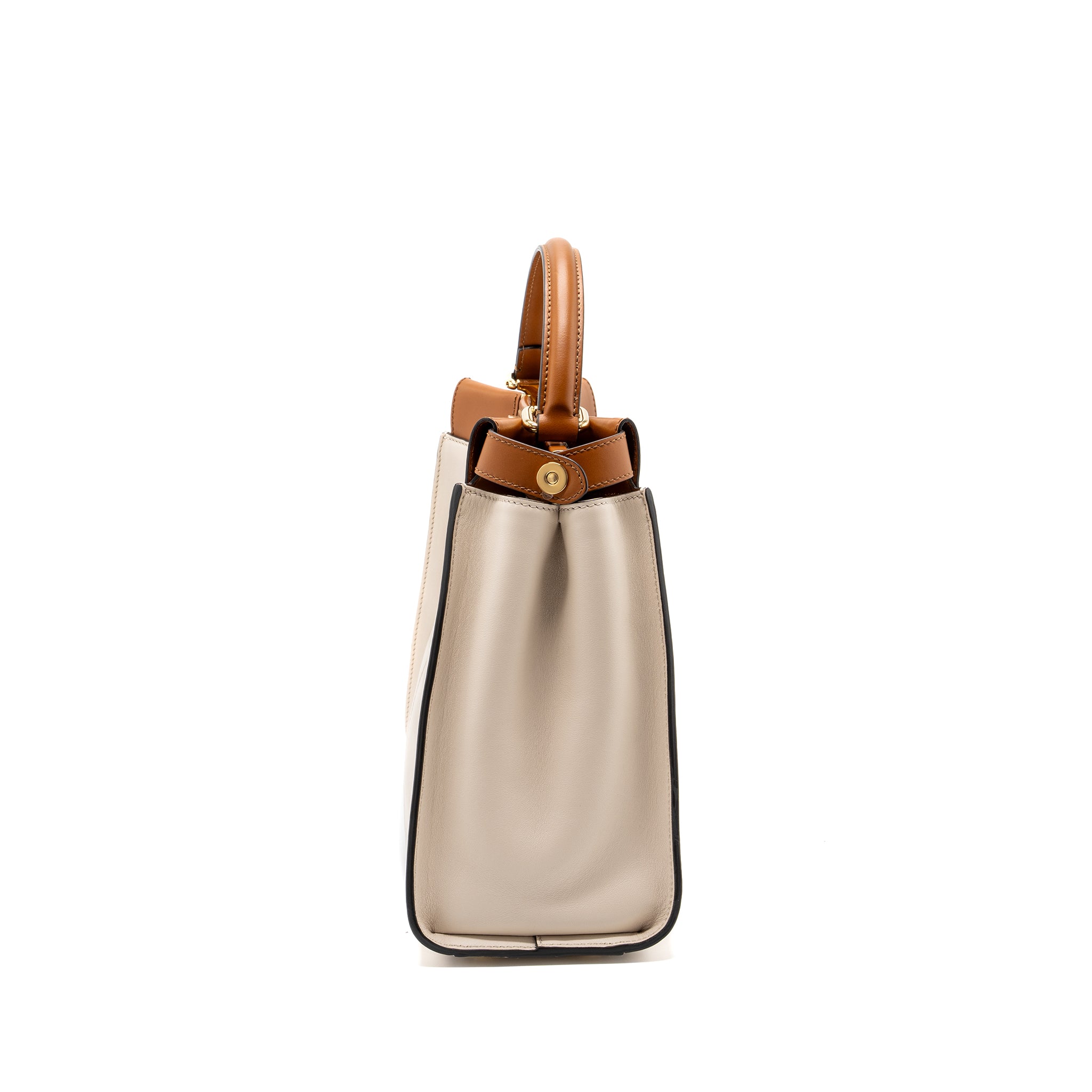 Fendi Medium Peekaboo Bag Calfskin Multicolour GHW - Image 4