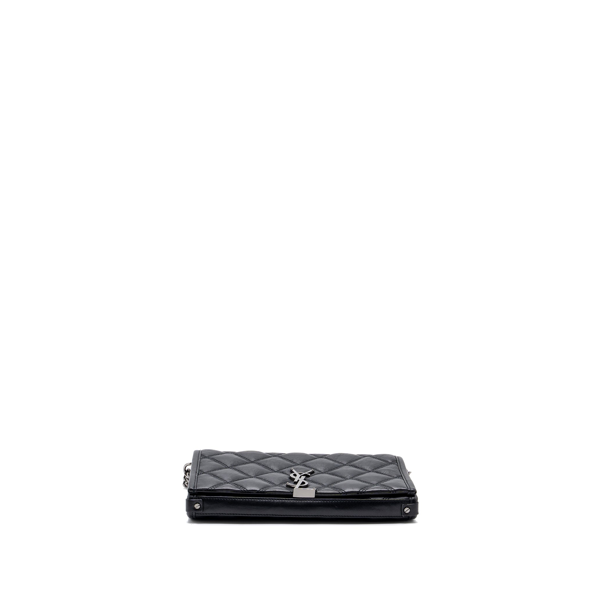 Saint Laurent/YSL Becky Chain Bag Quilted Lambskin Black SHW - Image 5