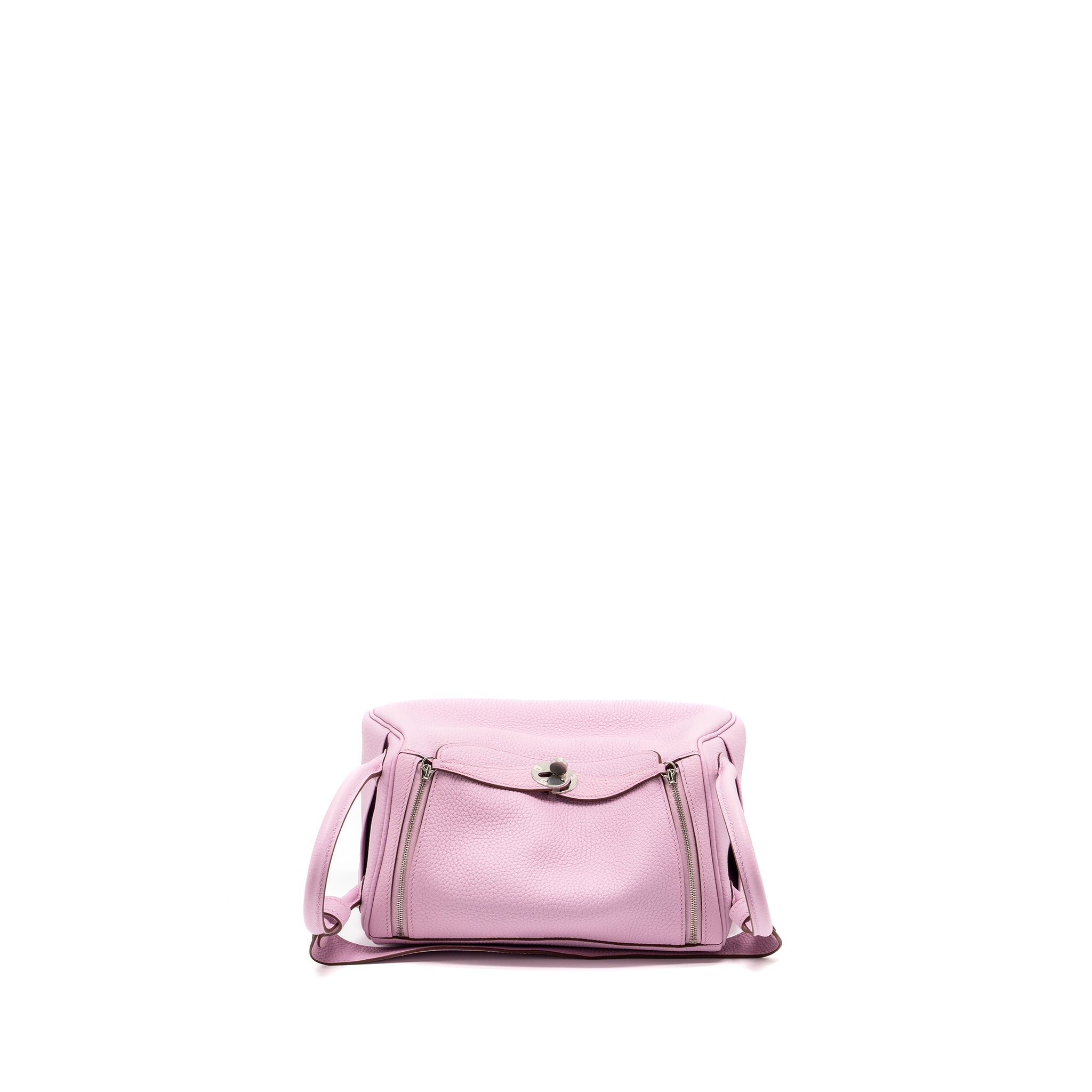 Hermes Lindy 26 Clemence X9 Mauve Sylvestre SHW Stamp U - Image 5