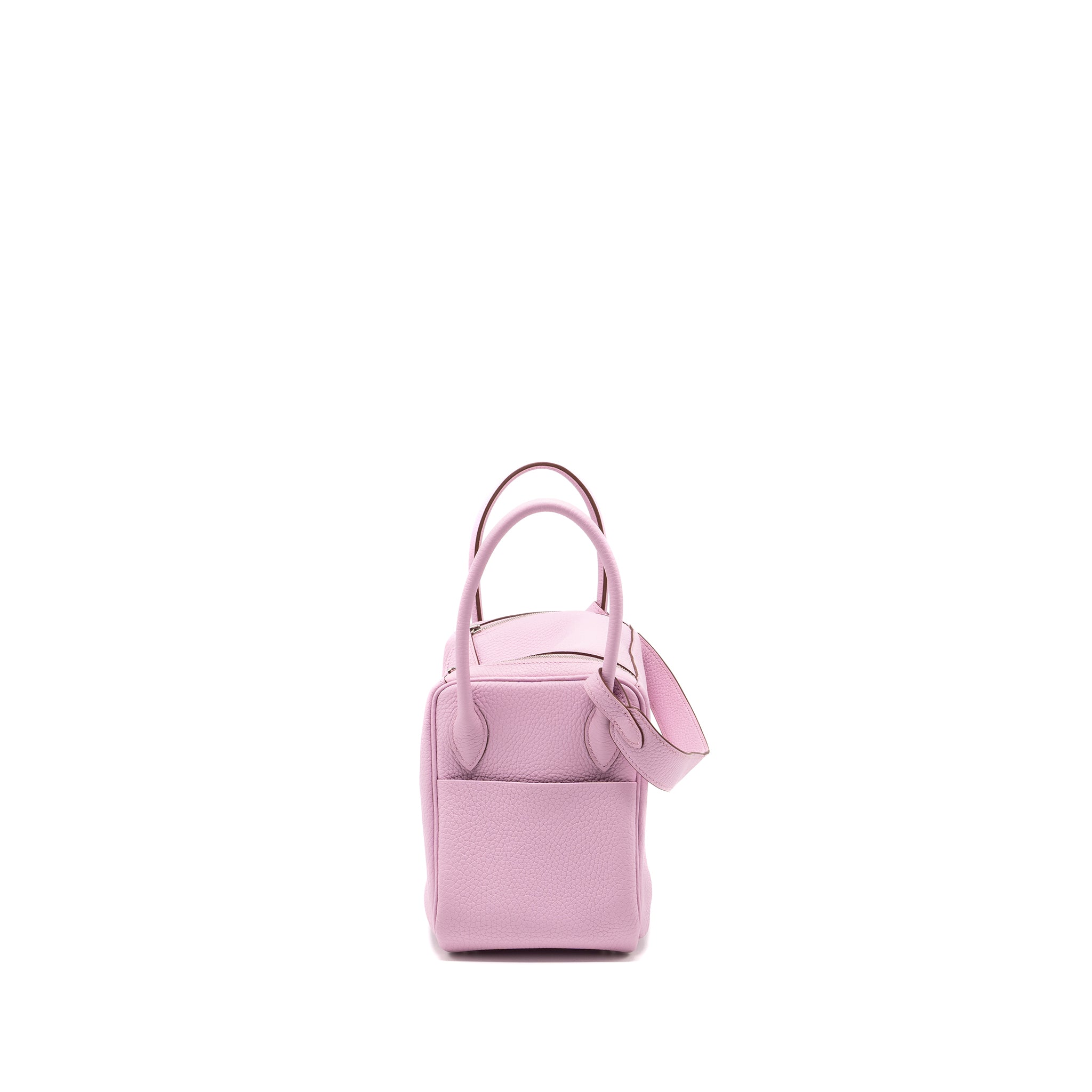 Hermes Lindy 26 Clemence X9 Mauve Sylvestre SHW Stamp U - Image 3