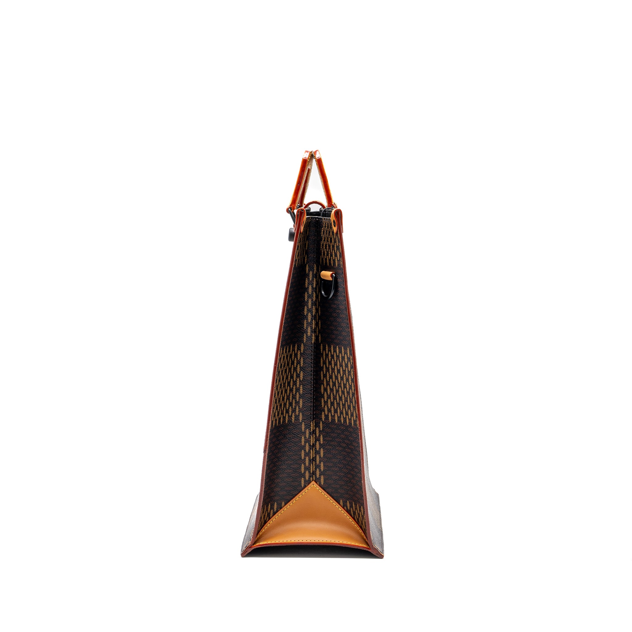 Louis Vuitton X Nigo Giant Tote Damier Ebene Monogram canvas Brown Black Hardware - Image 3