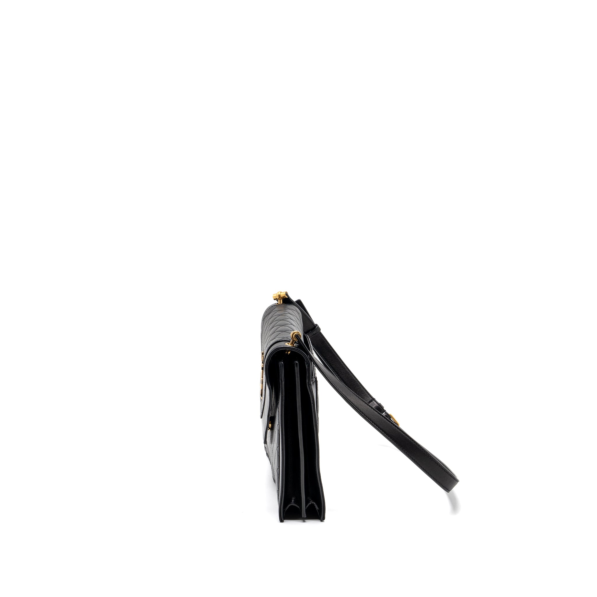 Saint laurent gaby satchel bag lambskin black GHW - Image 4