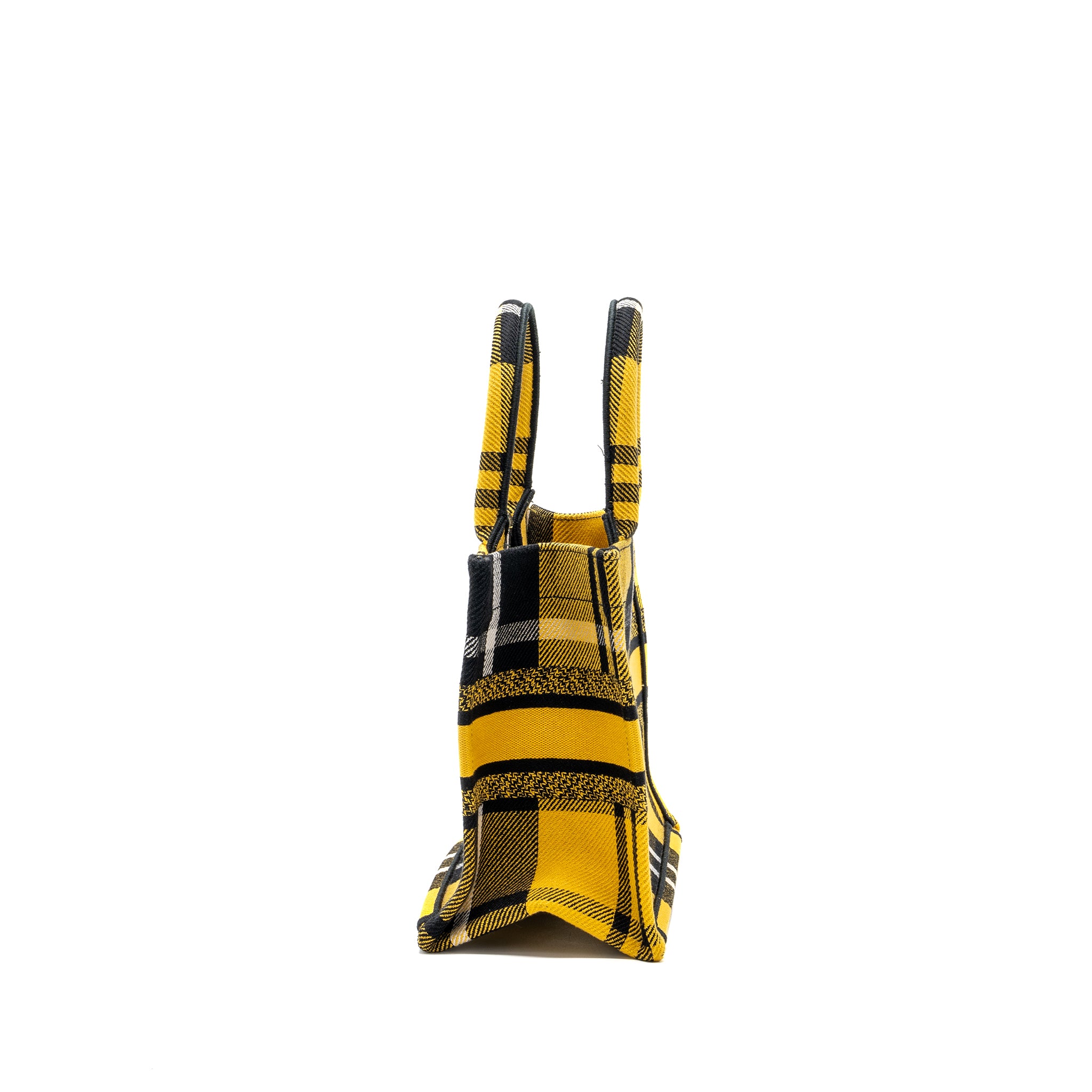 Dior small book tote canvas yellow / black - Image 3
