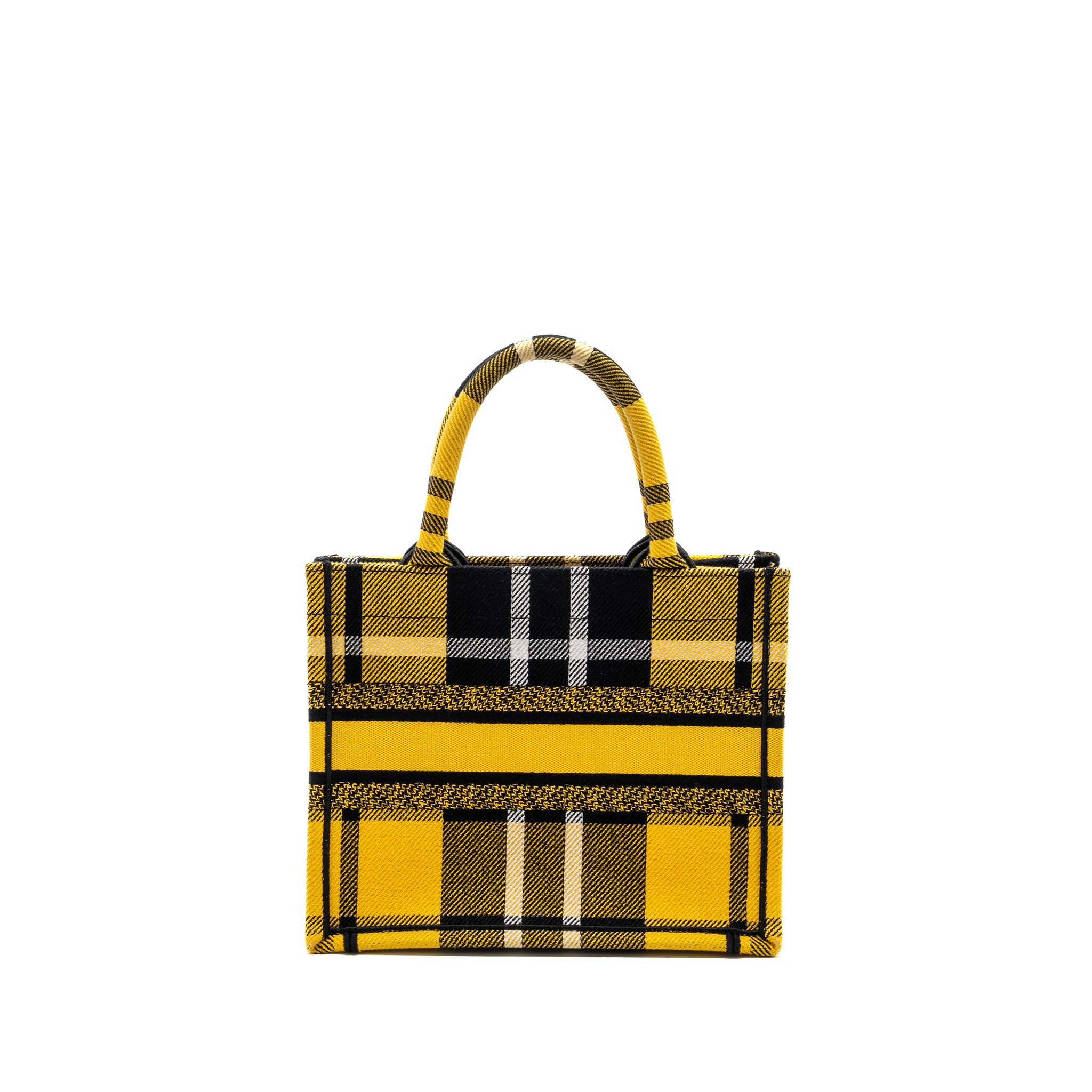 Dior small book tote canvas yellow / black - Image 2