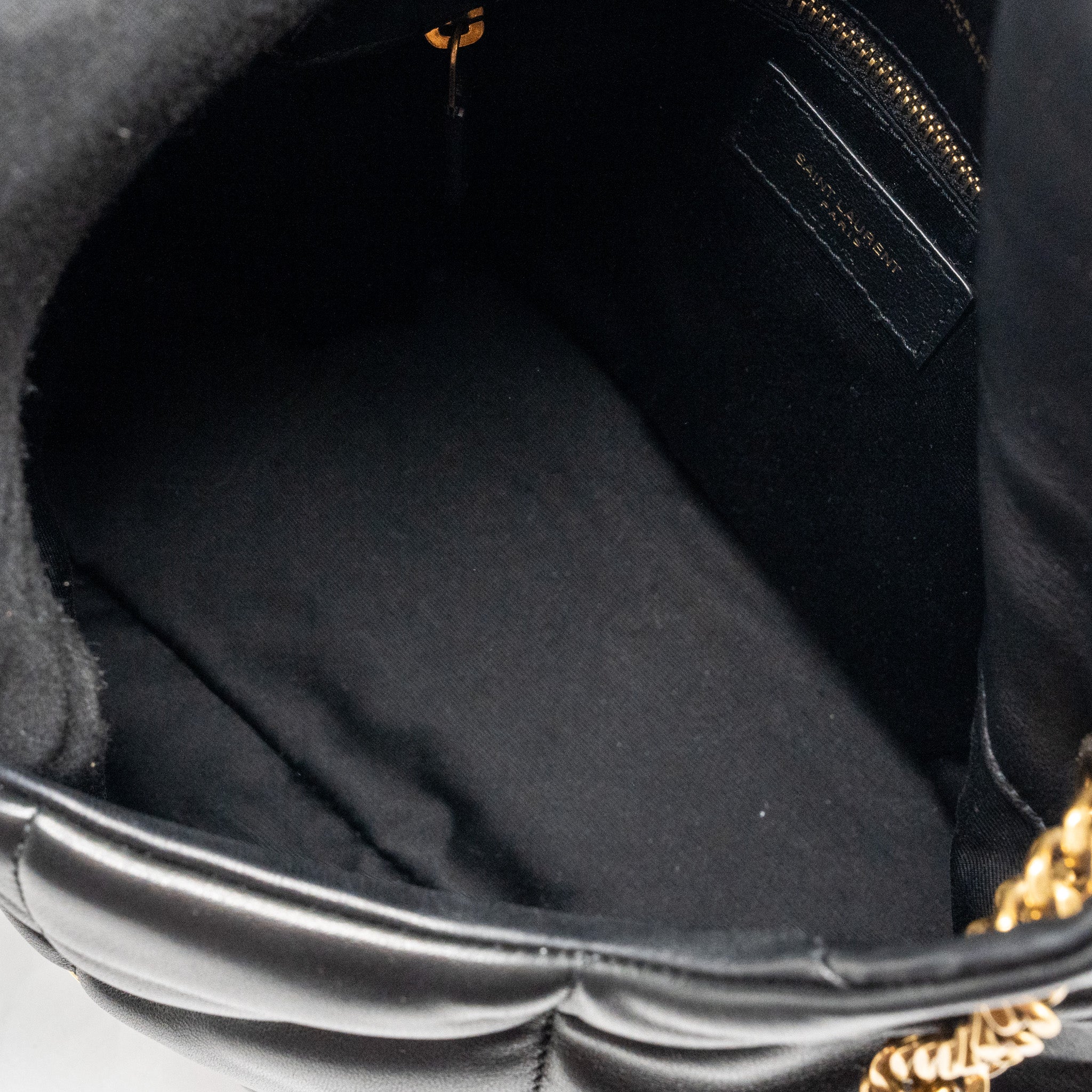 Saint Laurent/YSL Small Puffer Bag Nappa Black Multicolour Hardware - Image 12