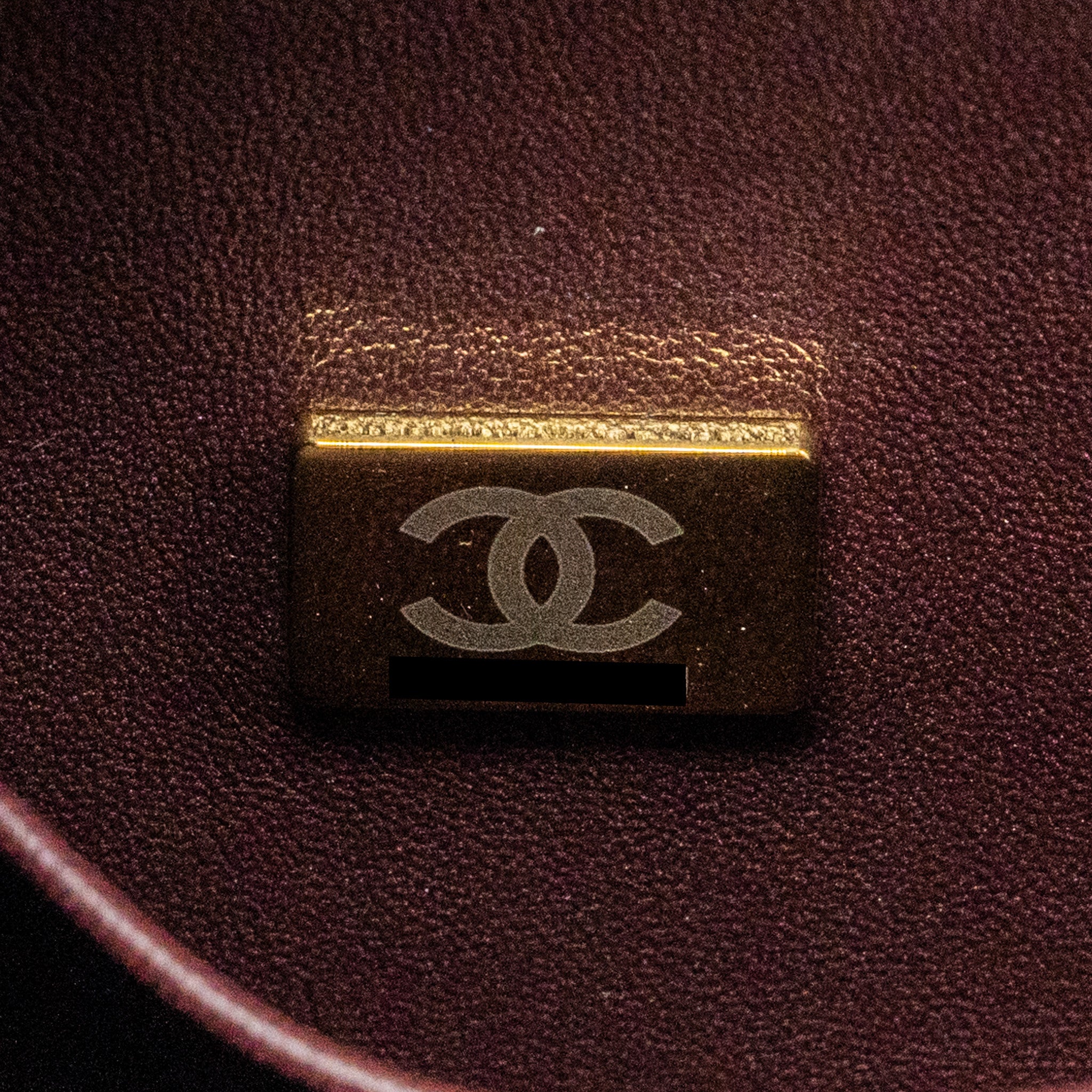 Chanel Medium Coco Handle Lizard Embossed Handle Caviar Black LGHW (Microchip) - Image 15