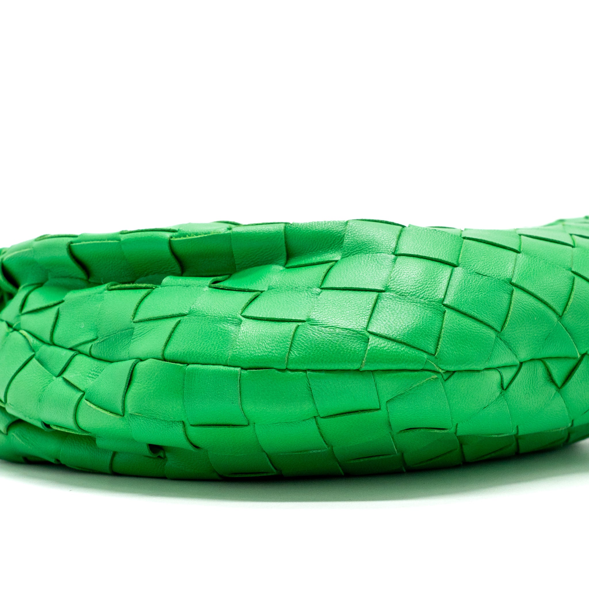 Bottega Veneta Mini Jodie Bag Lambskin Green GHW - Image 6