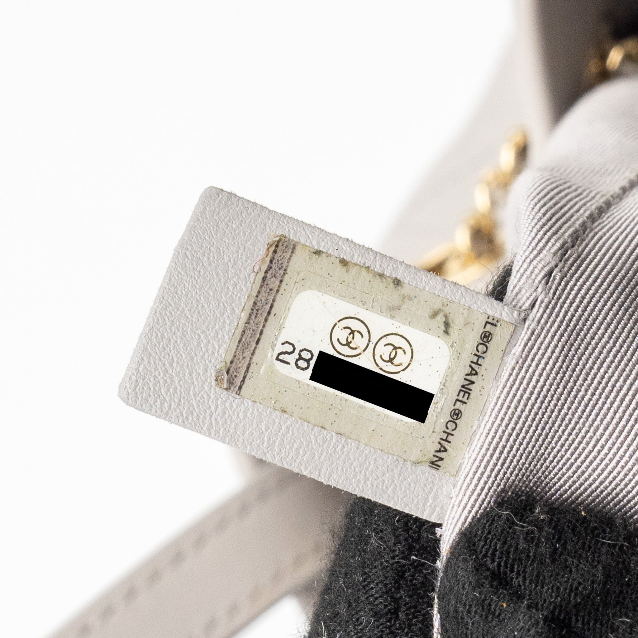 Chanel quilted bucket bag lambskin grey LGHW - Image 12