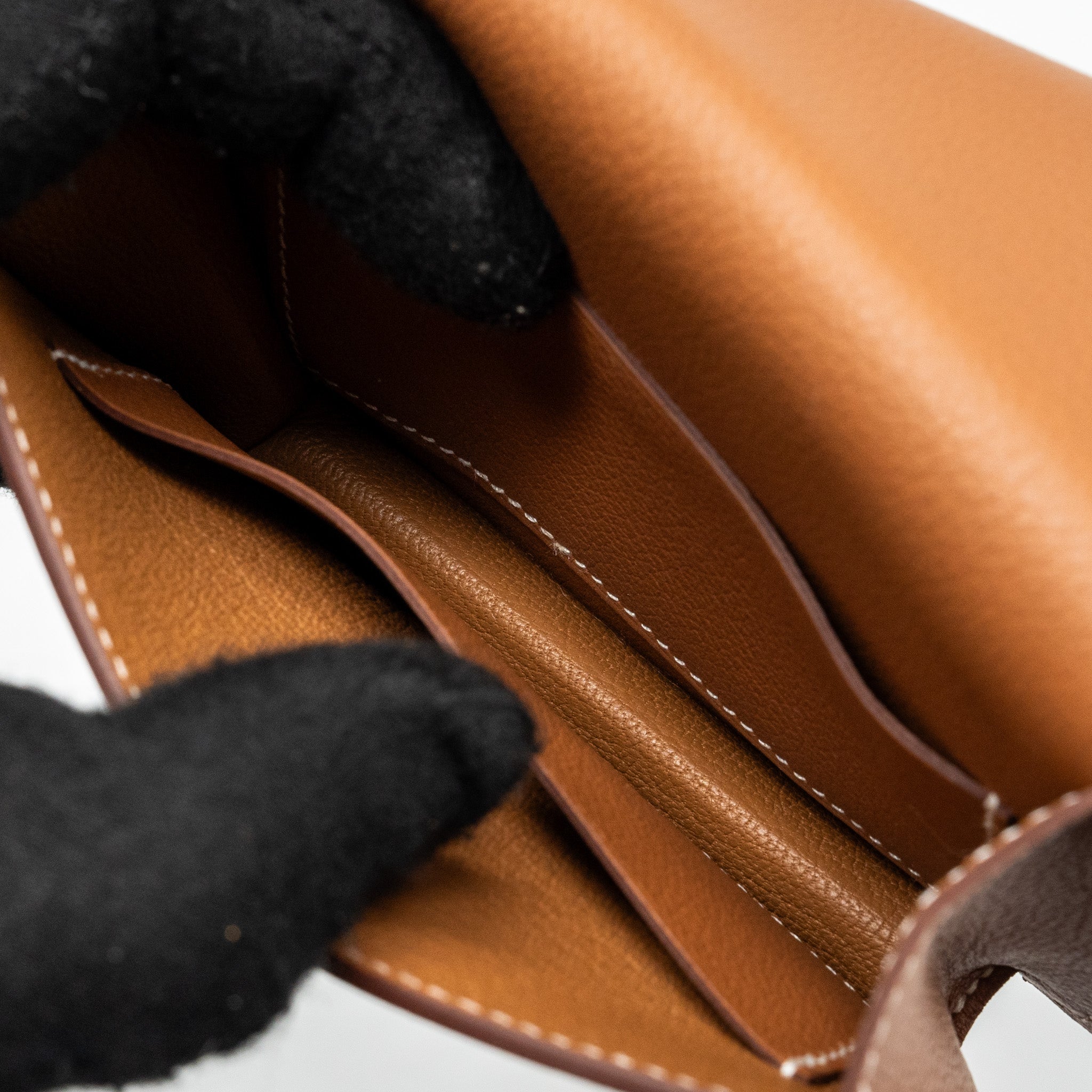 Hermes Roulis Slim Evercolor Gold GHW Stamp B - Image 11