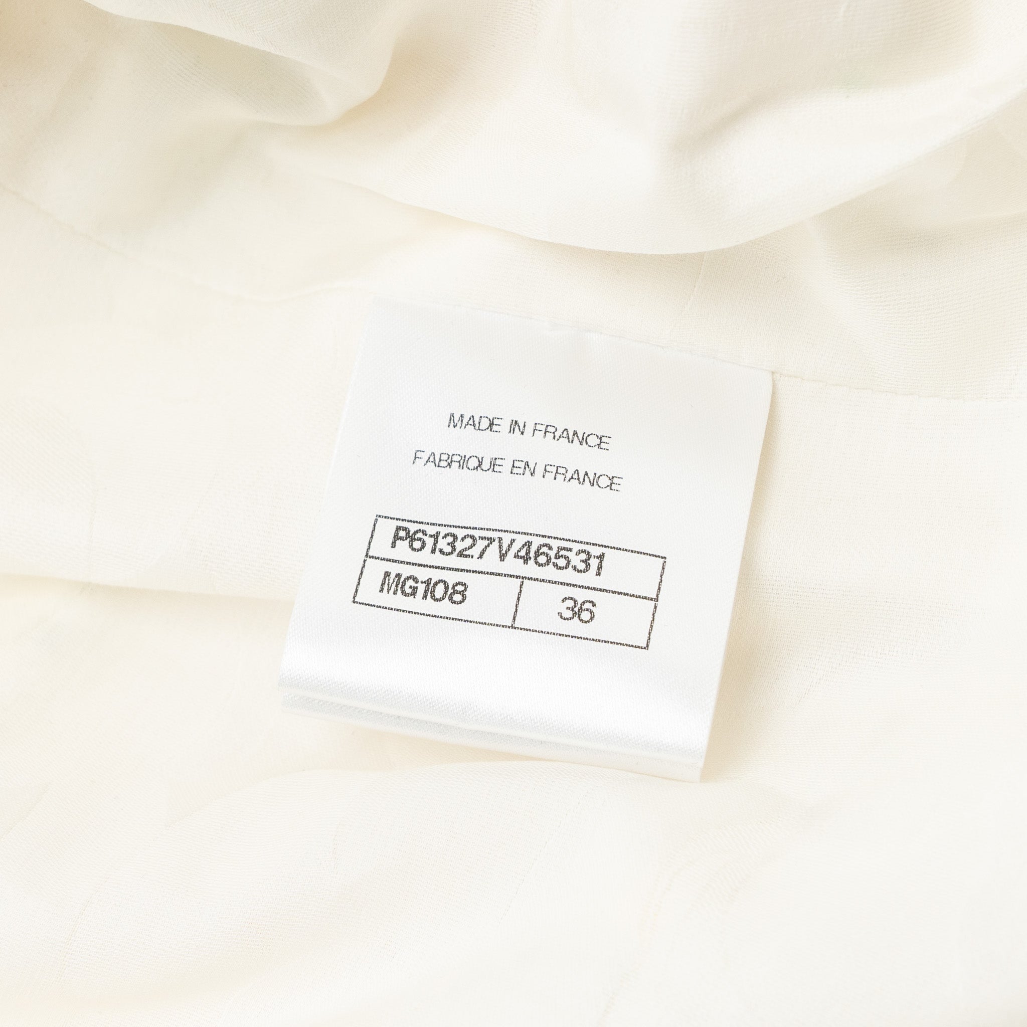 Chanel size 36 tweed jacket Cotton/polyamide/wool White/Multicolour - Image 6