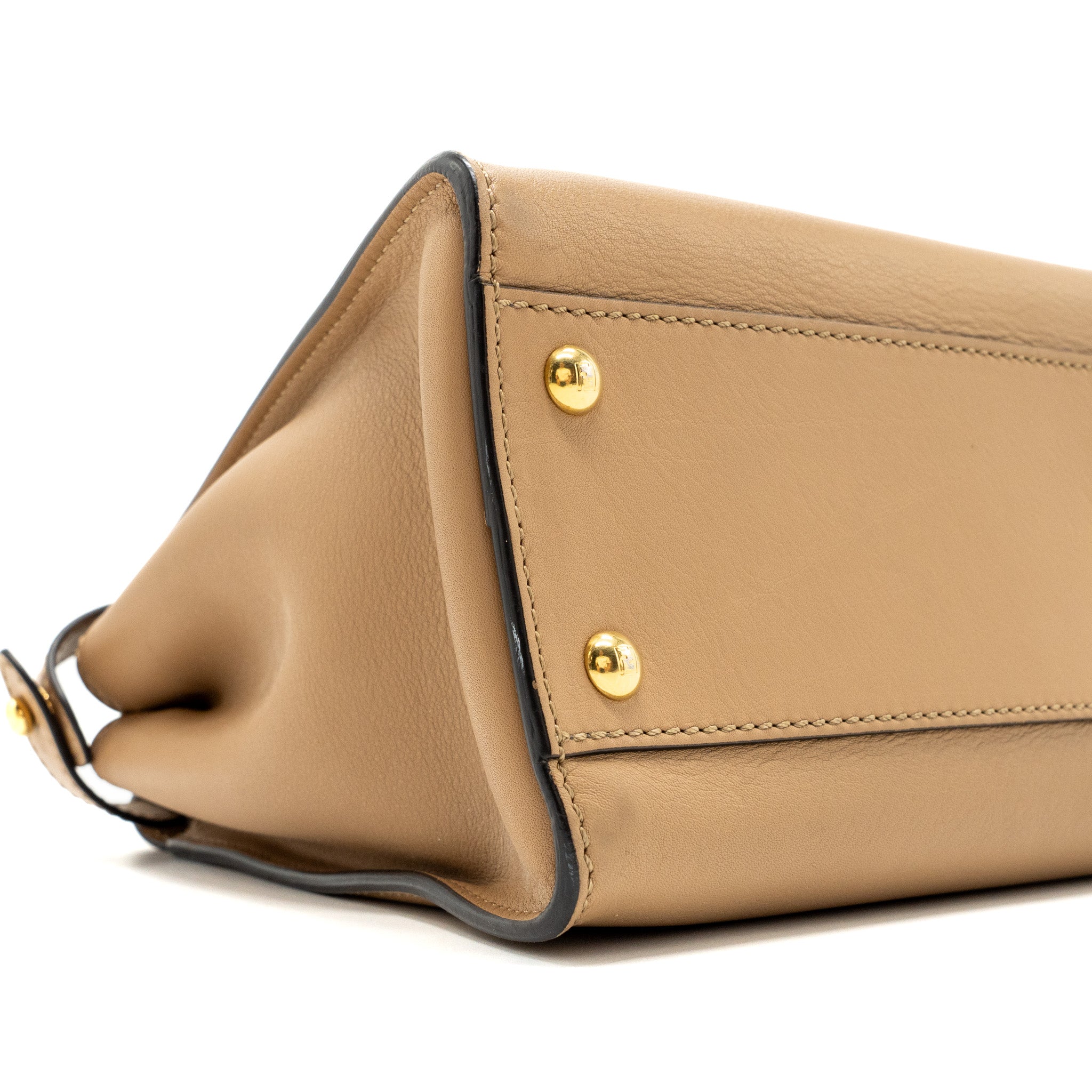 Fendi medium peekaboo calfskin tobacco multicolor hardware - Image 6