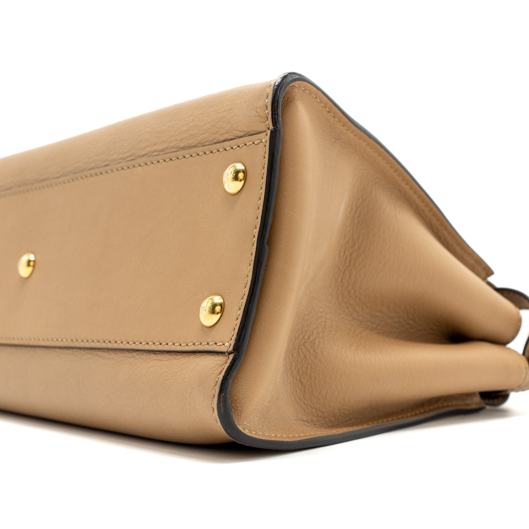 Fendi medium peekaboo calfskin tobacco multicolor hardware - Image 7