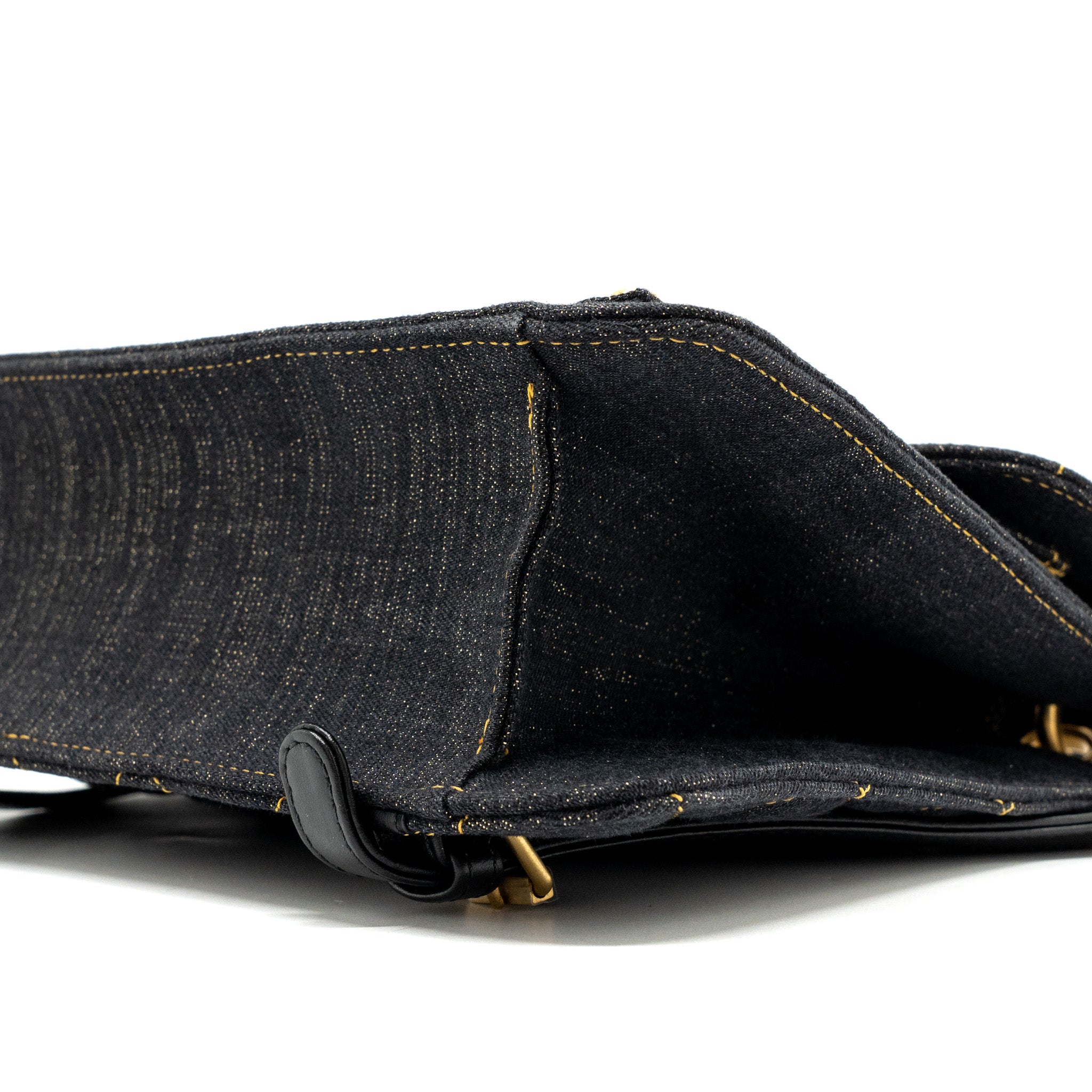 Chanel 23S flap backpack denim dark blue Brushed GHW (microchip) - Image 7