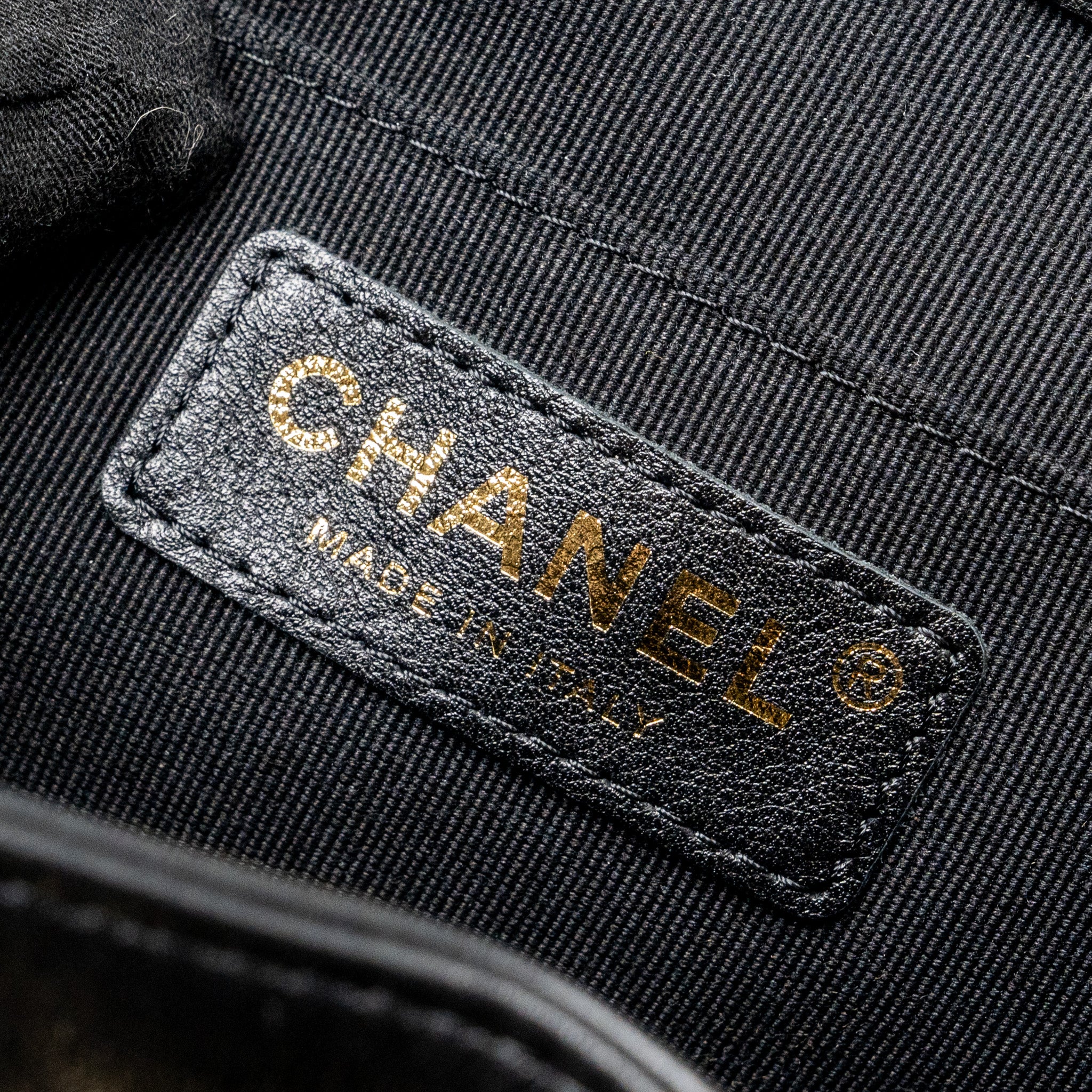 Chanel 24P Mini Duma Backpack Calfskin Black LGHW (Microchip) - Image 13