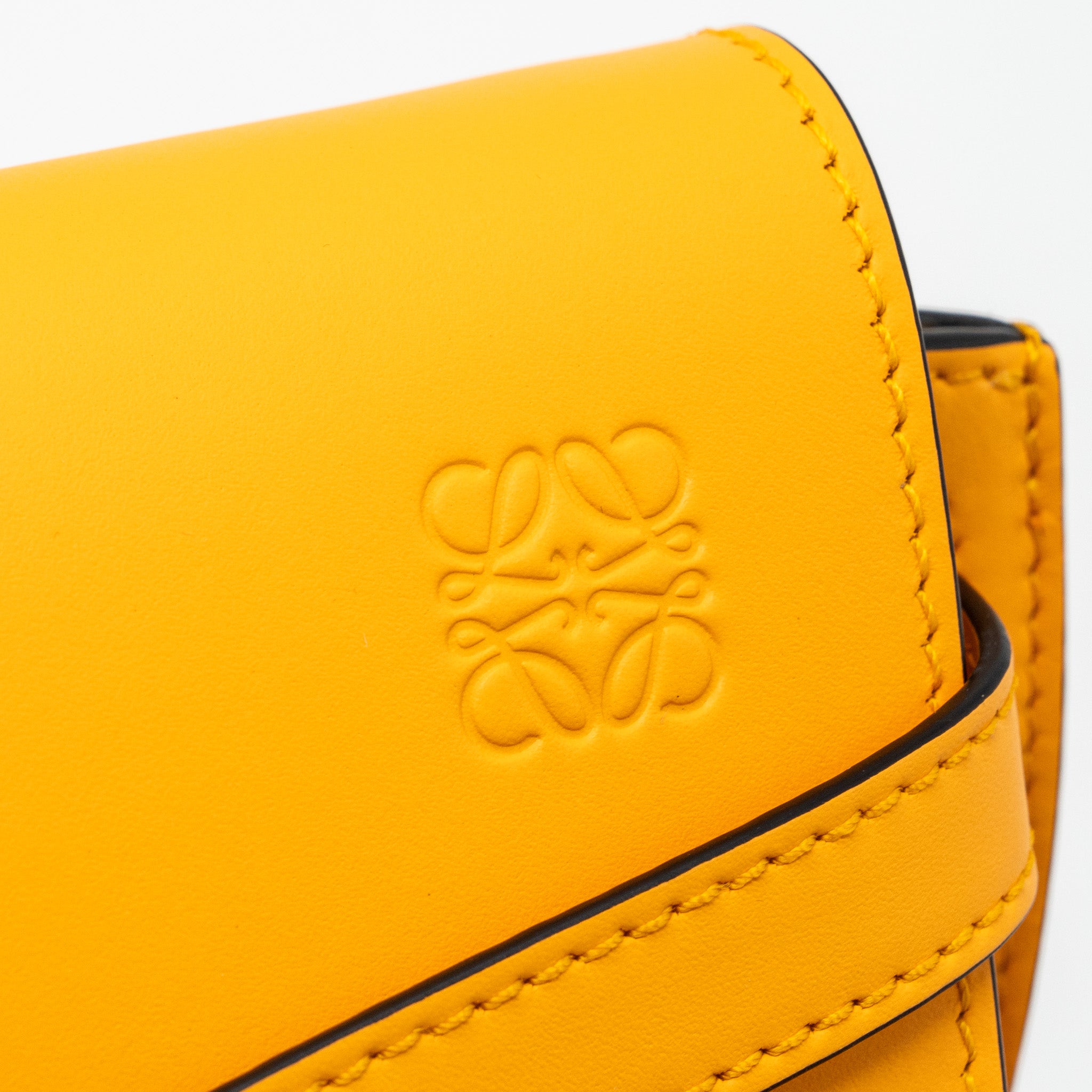 Loewe mini gate dual bag calfskin mandarin LGHW - Image 8