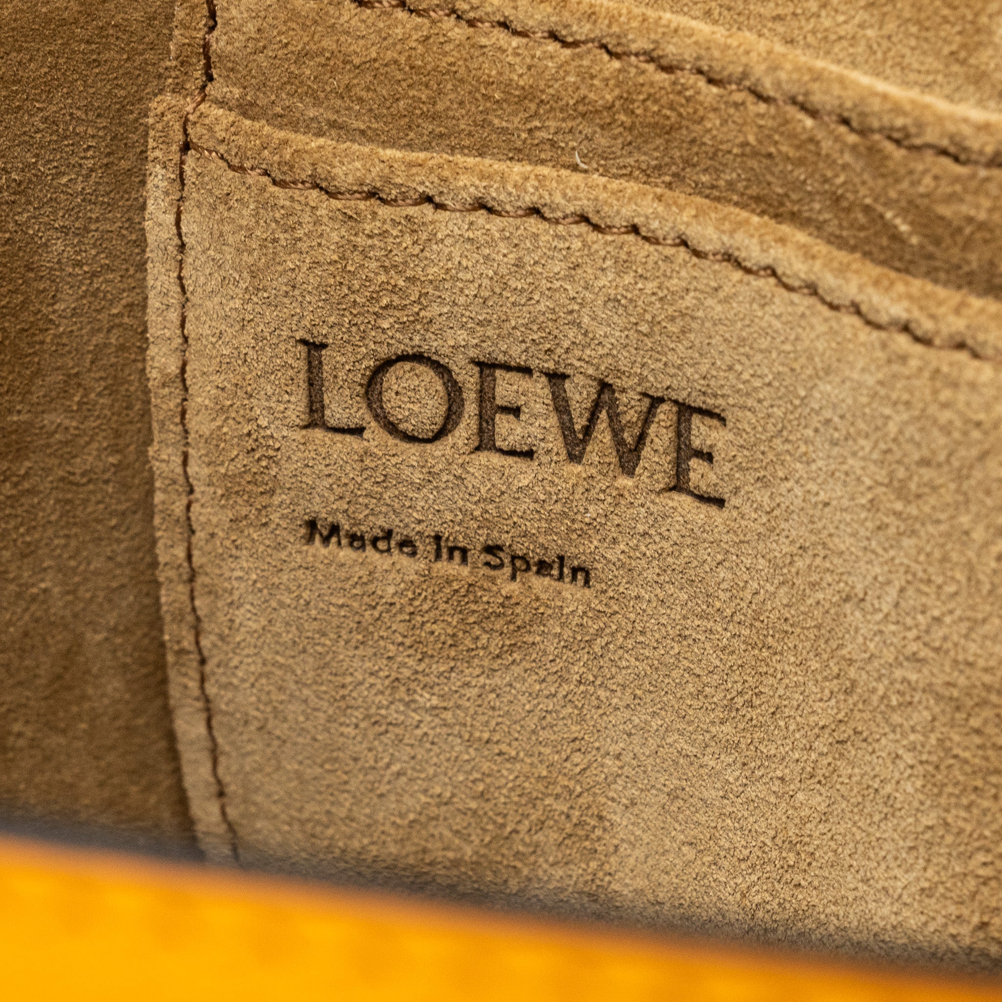 Loewe mini gate dual bag calfskin mandarin LGHW - Image 12