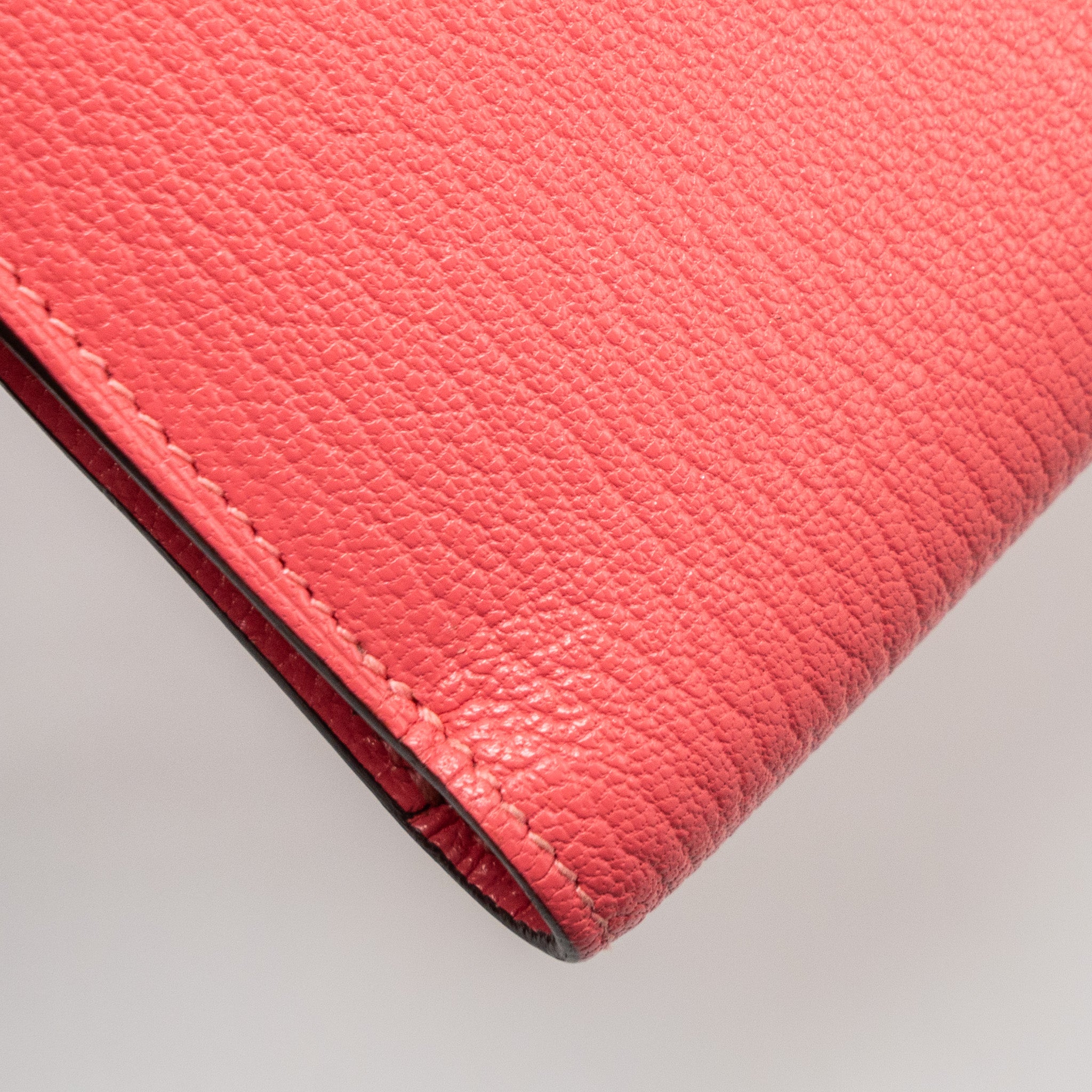 Hermes kelly compact wallet chevre mysore rose azalee SHW stamp C - Image 10