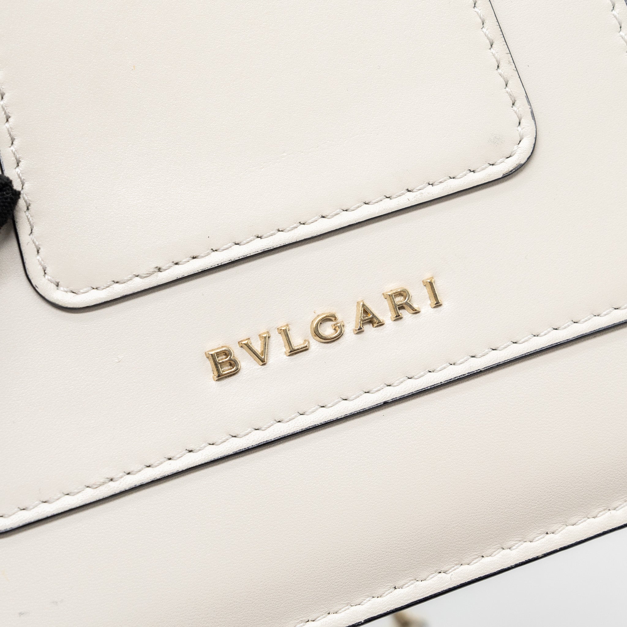 Bvlgari top handle serpenti bag calfskin white LGHW - Image 10