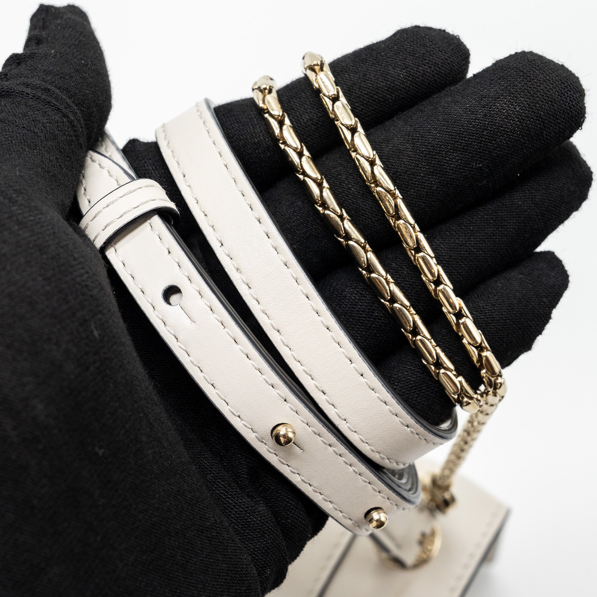 Bvlgari top handle serpenti bag calfskin white LGHW - Image 12