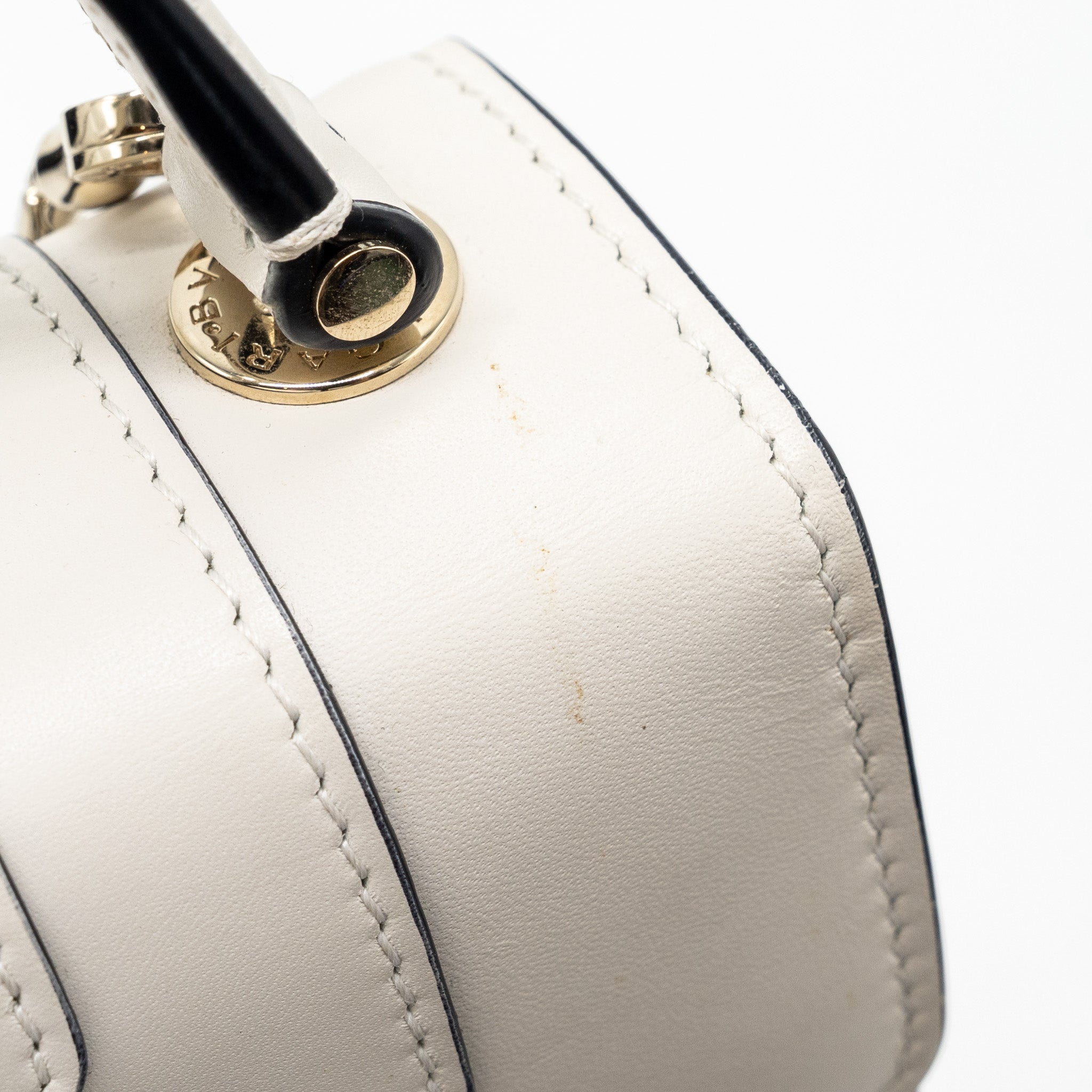 Bvlgari top handle serpenti bag calfskin white LGHW - Image 13
