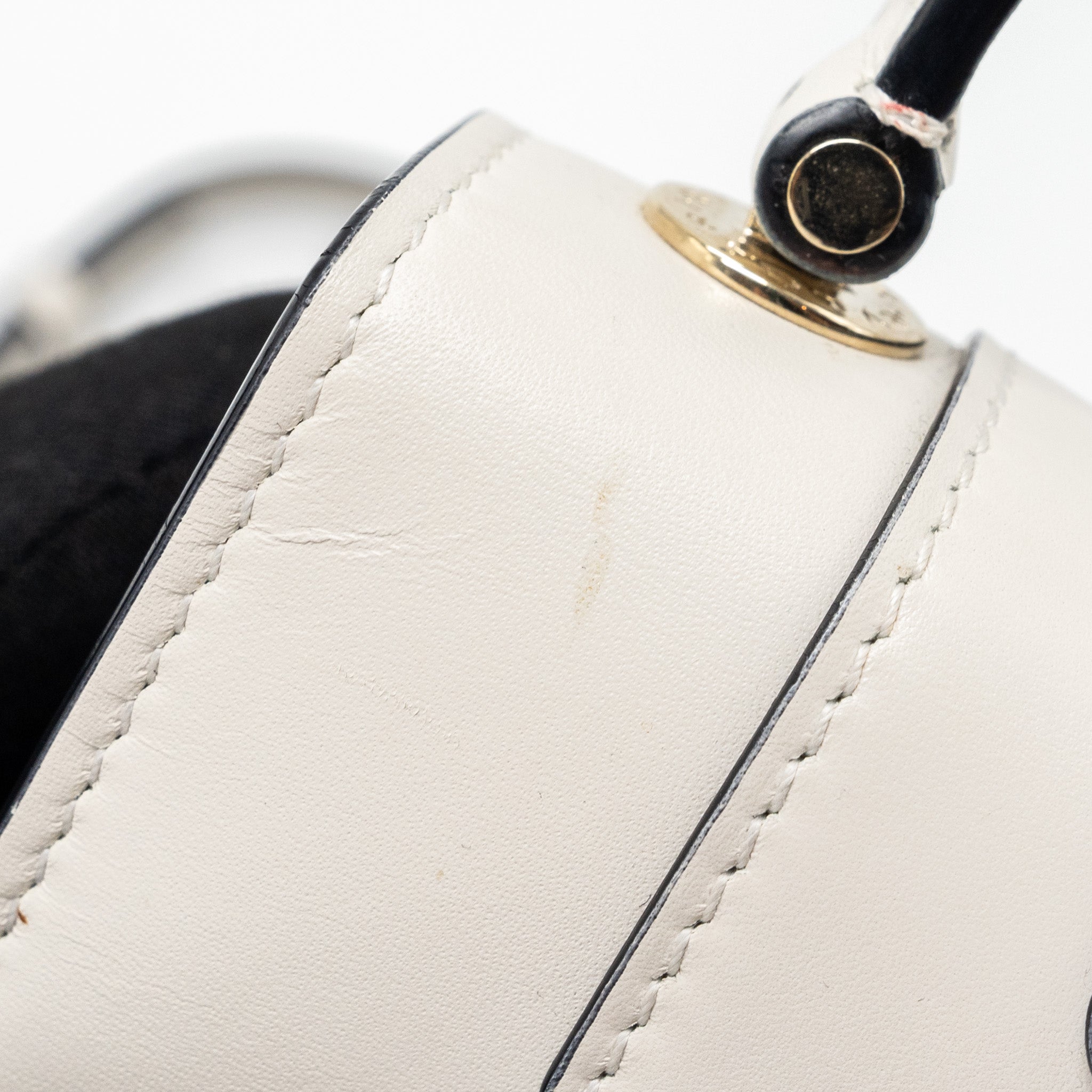 Bvlgari top handle serpenti bag calfskin white LGHW - Image 14