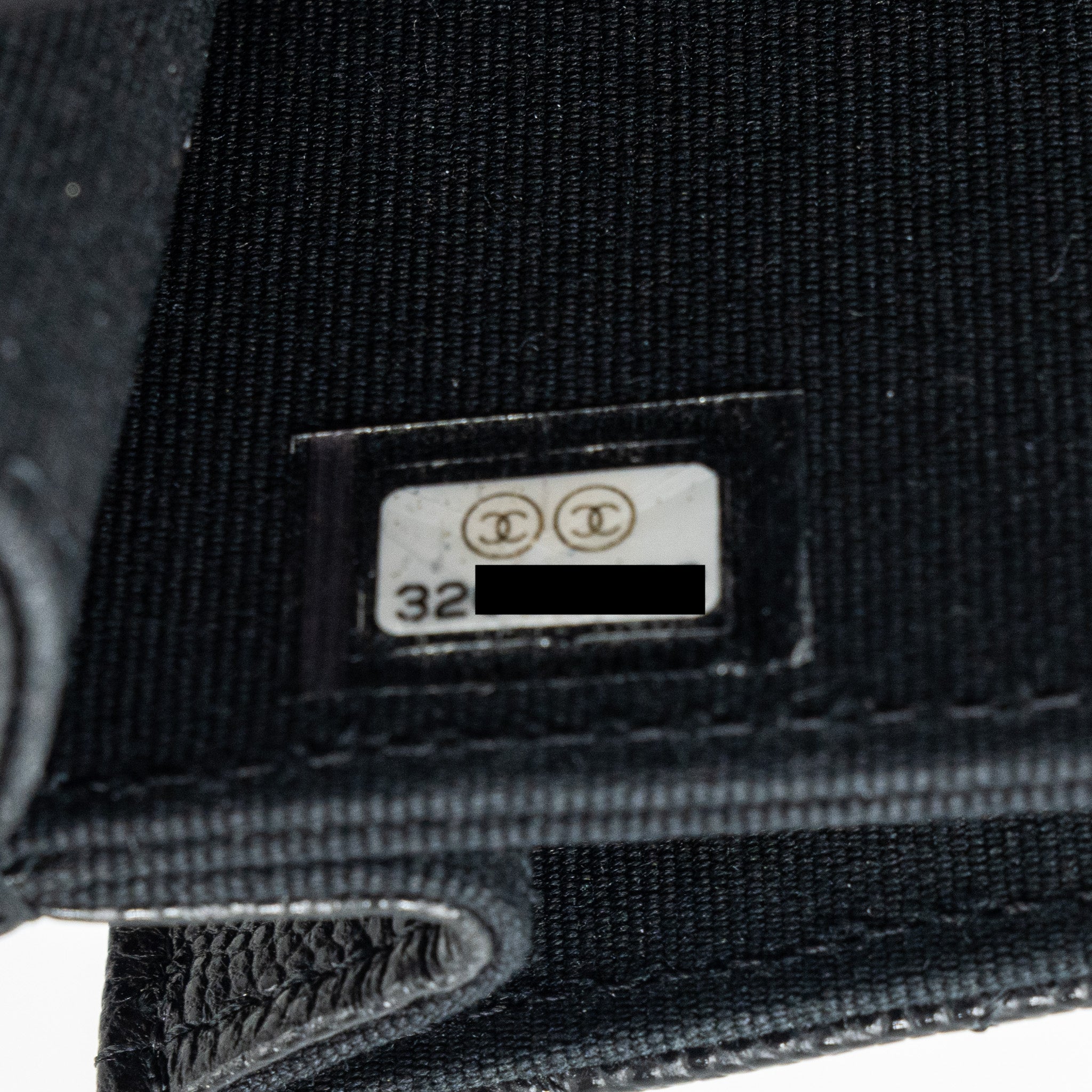 Chanel 22S coco lettering MINI flap bag with enamel top handle caviar black SHW - Image 15