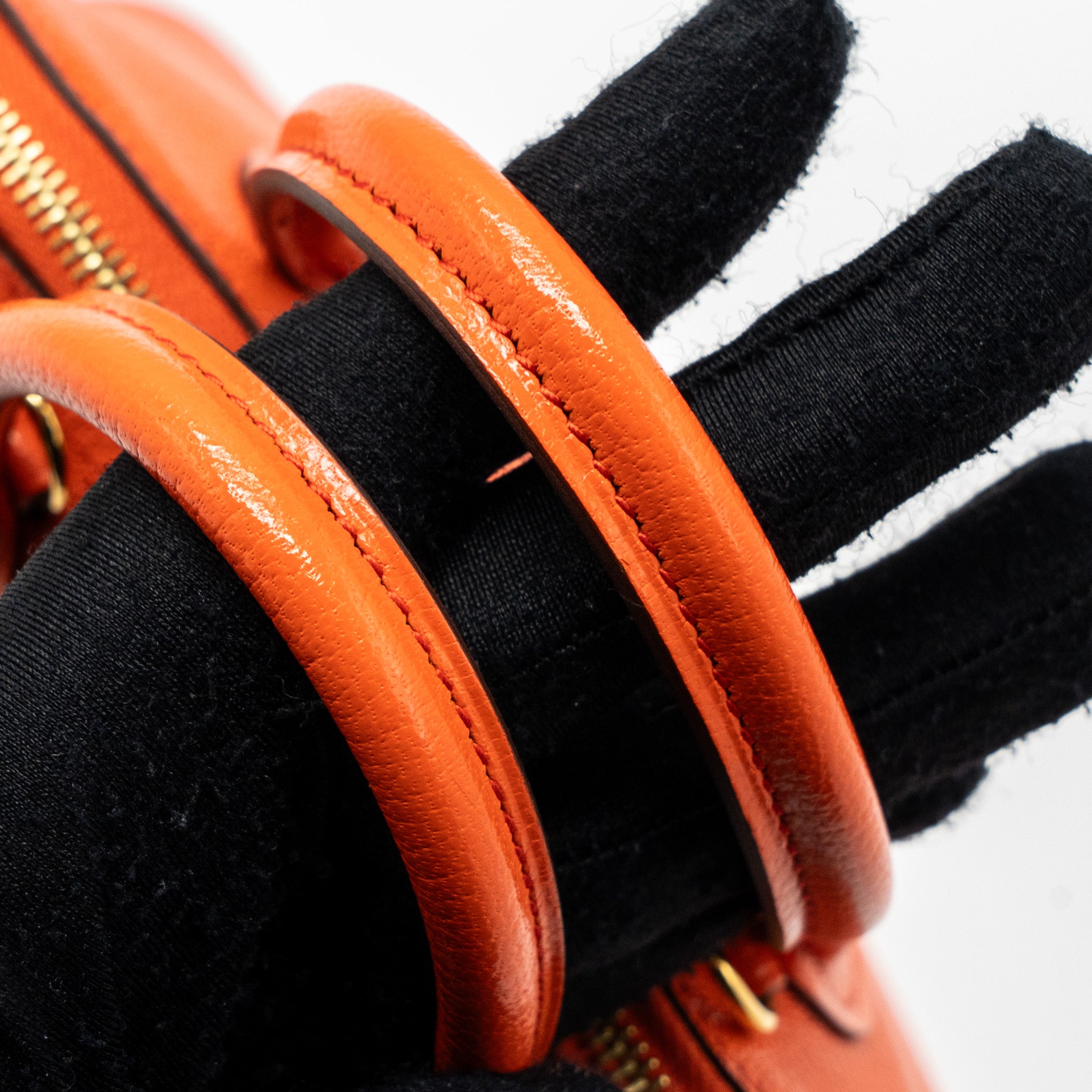 Hermes Mini Bolide Chevre Mysore Poppy Orange GHW Stamp A - Image 9