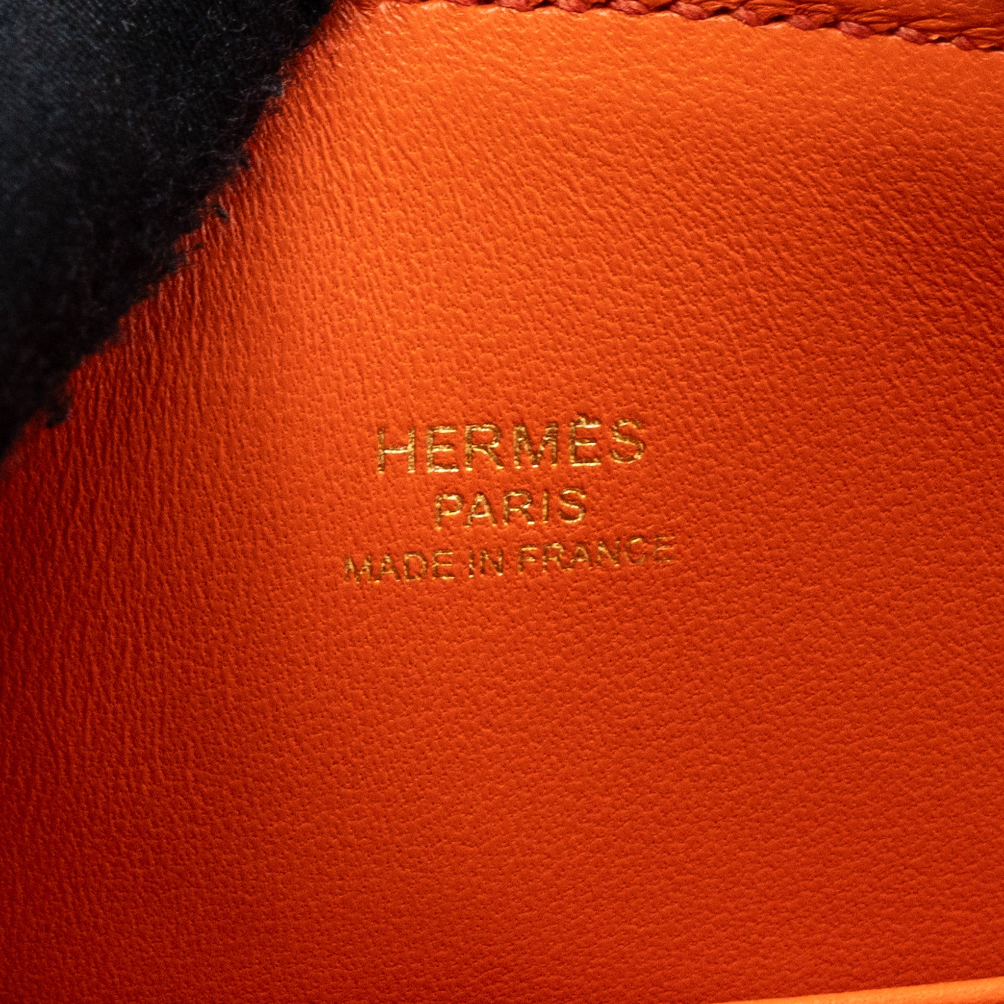 Hermes Mini Bolide Chevre Mysore Poppy Orange GHW Stamp A - Image 11