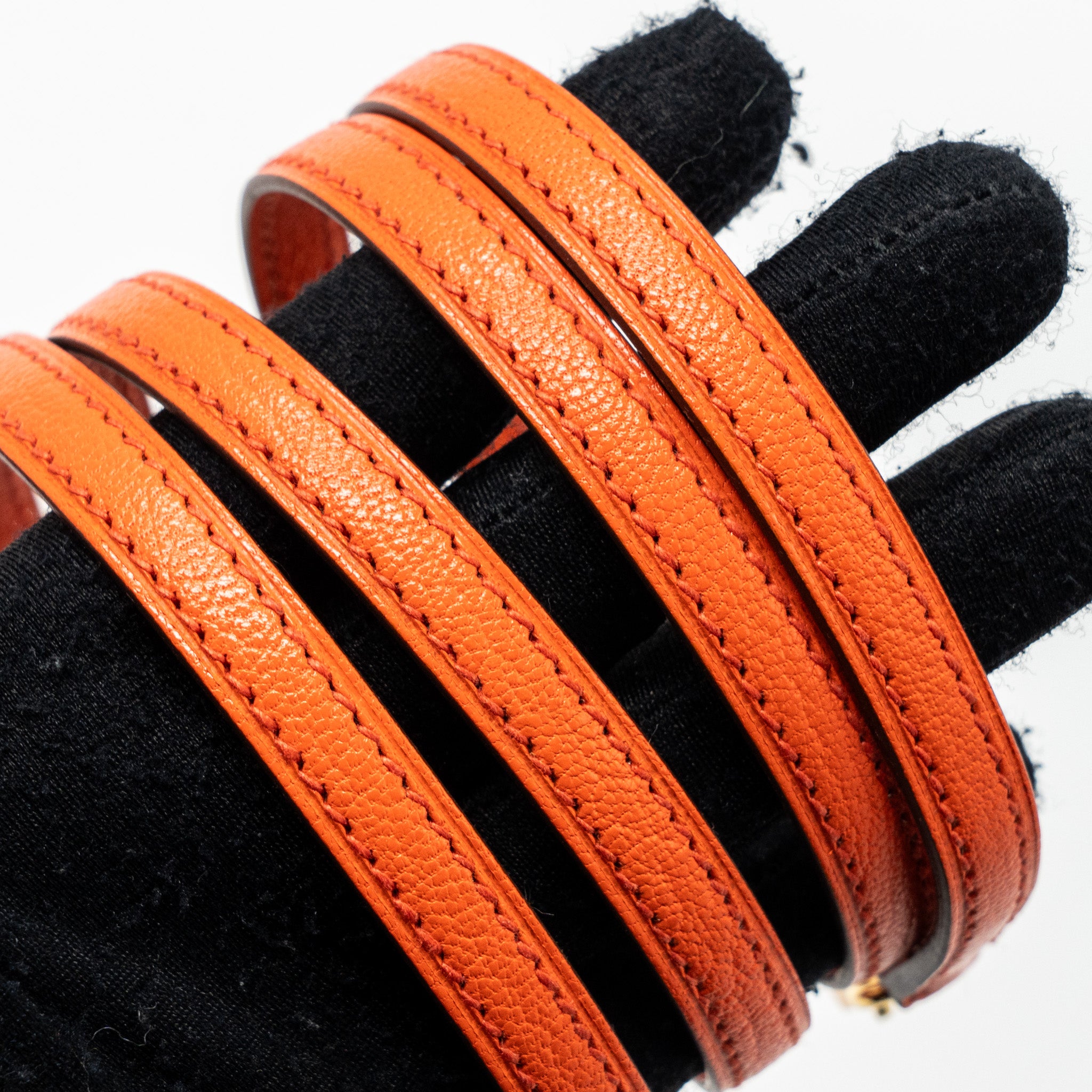 Hermes Mini Bolide Chevre Mysore Poppy Orange GHW Stamp A - Image 12