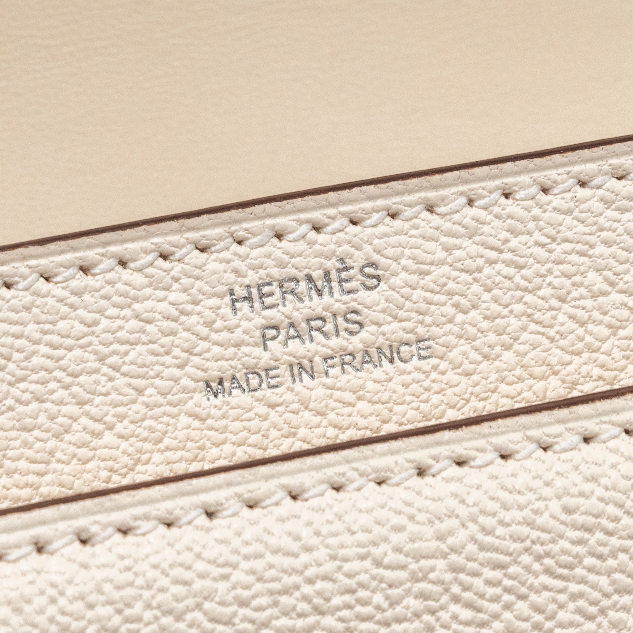 Hermes Mini Verrou chevre mysore nata / multicolor strap SHW stamp U - Image 12