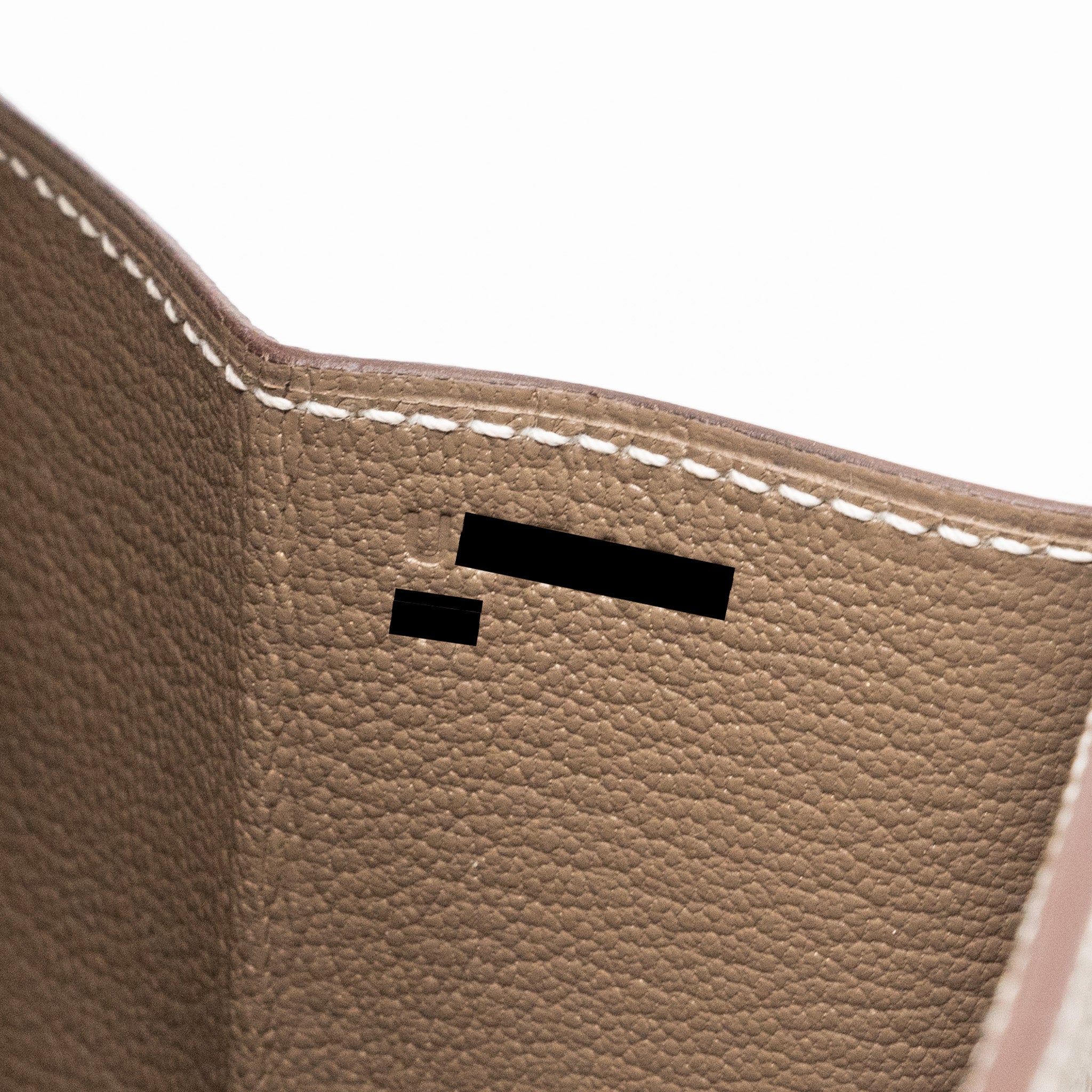 Hermes Kelly sellier en desordre 20 epsom etoupe SHW Stamp U - Image 15