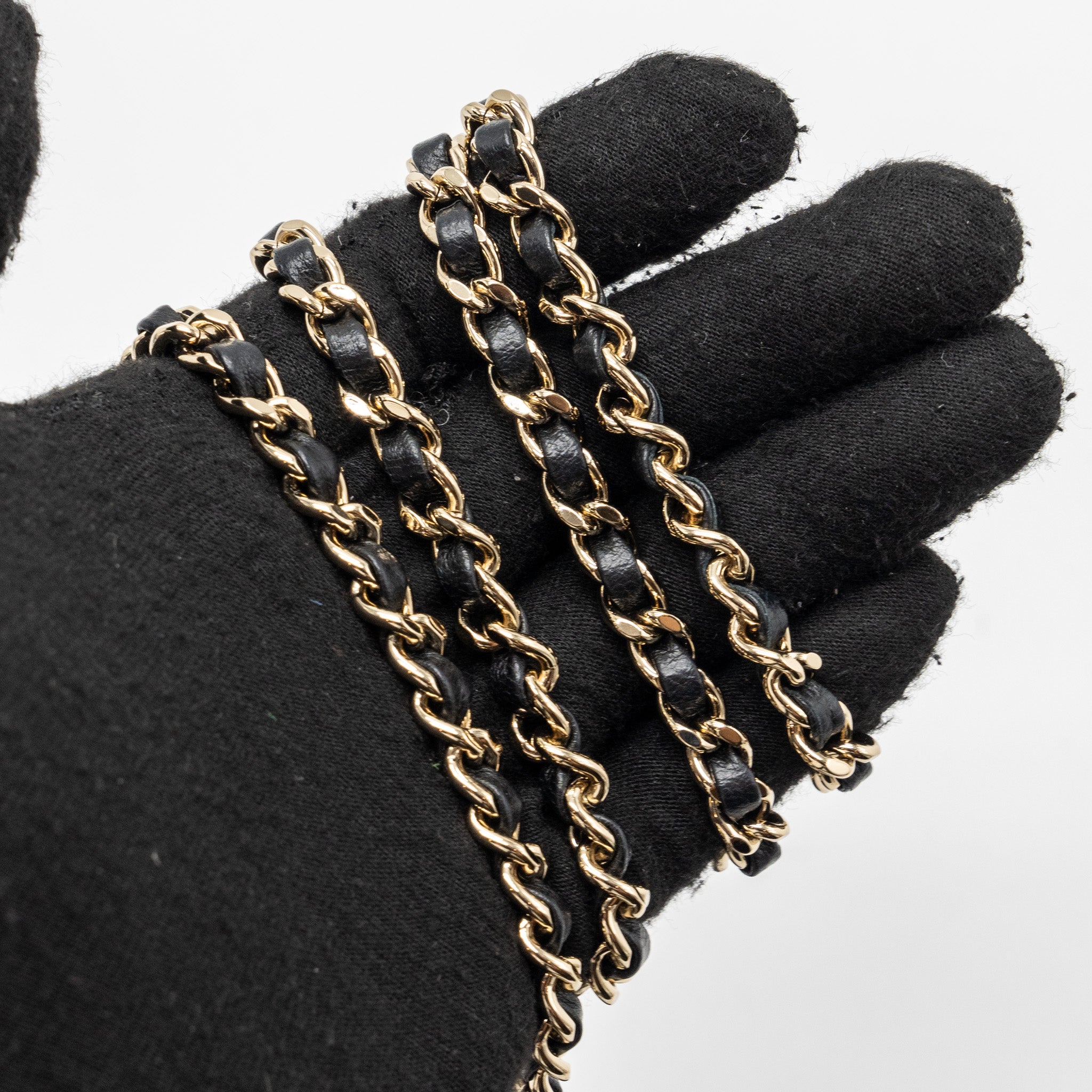 Chanel Top Handle Mini Rectangular Lambskin Black LGHW(Microchip) - Image 15