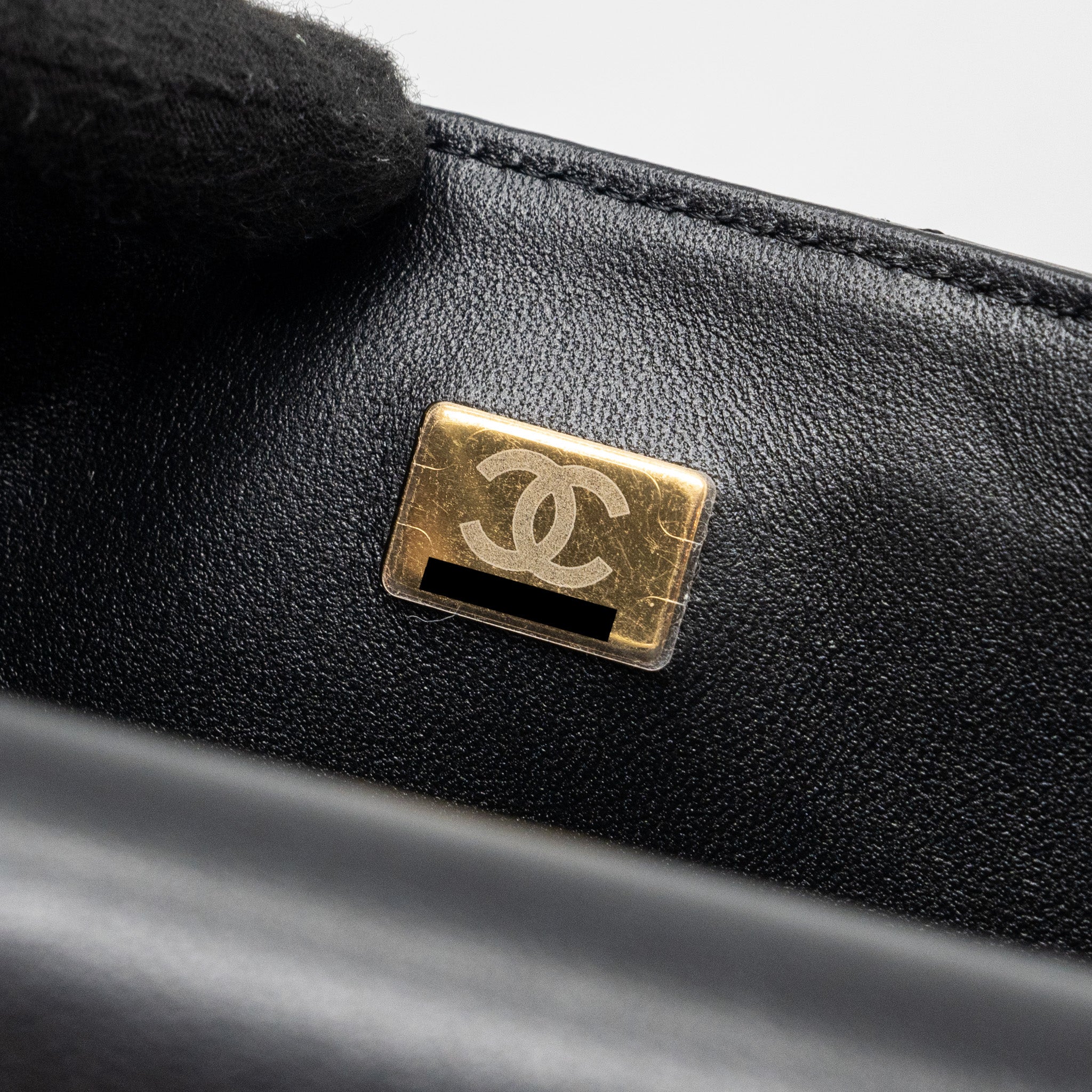 Chanel Top Handle Mini Rectangular Lambskin Black LGHW(Microchip) - Image 16