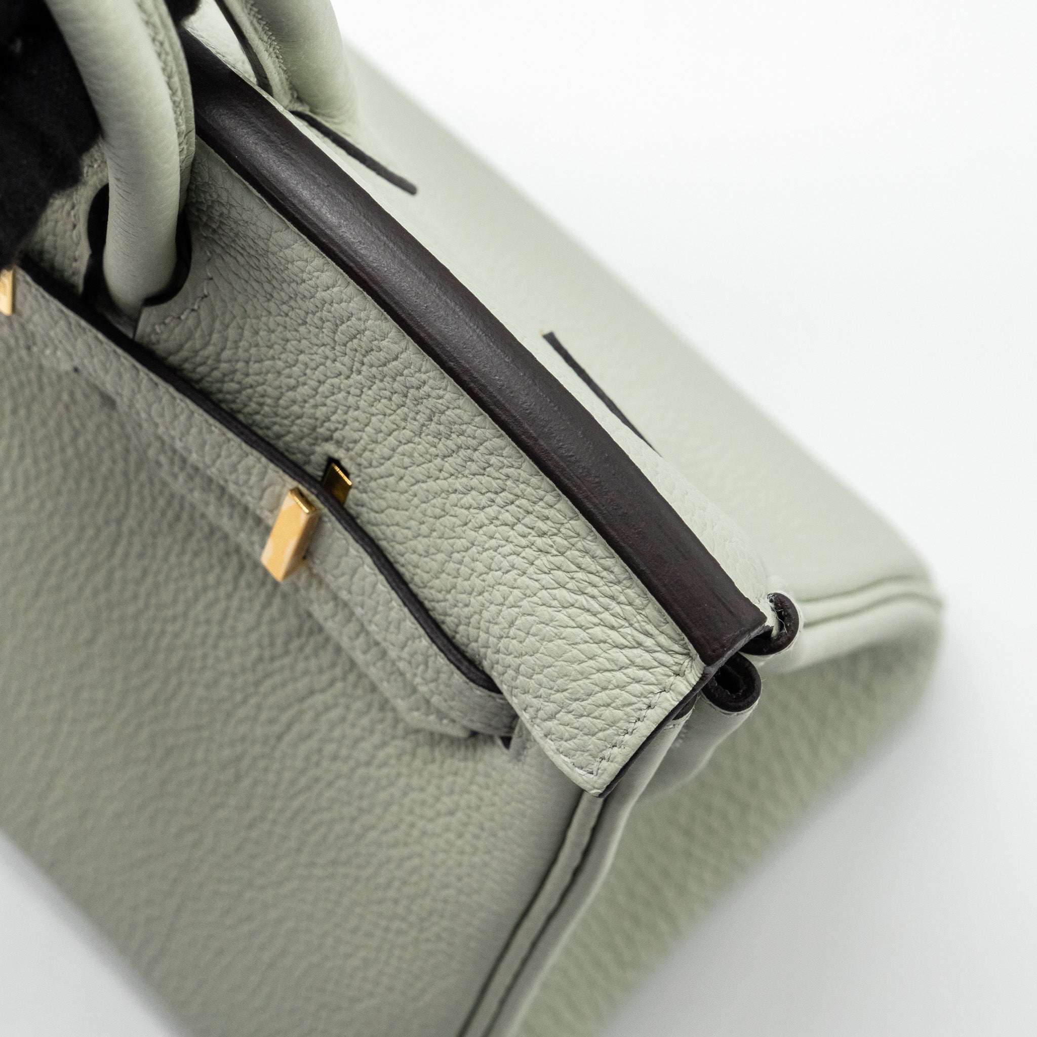 Hermes Birkin 25 Togo Gris Neve GHW Stamp B - Image 10