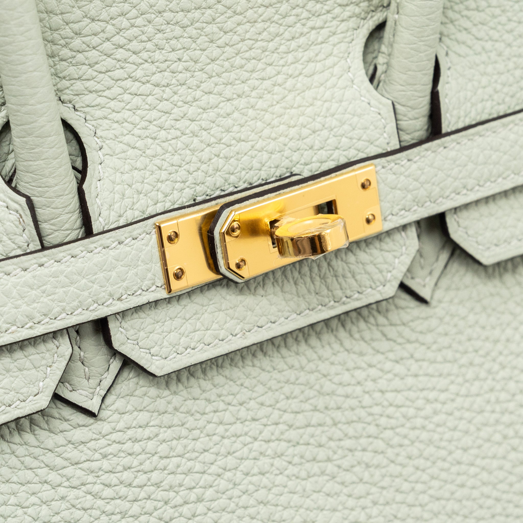 Hermes Birkin 25 Togo Gris Neve GHW Stamp B - Image 12