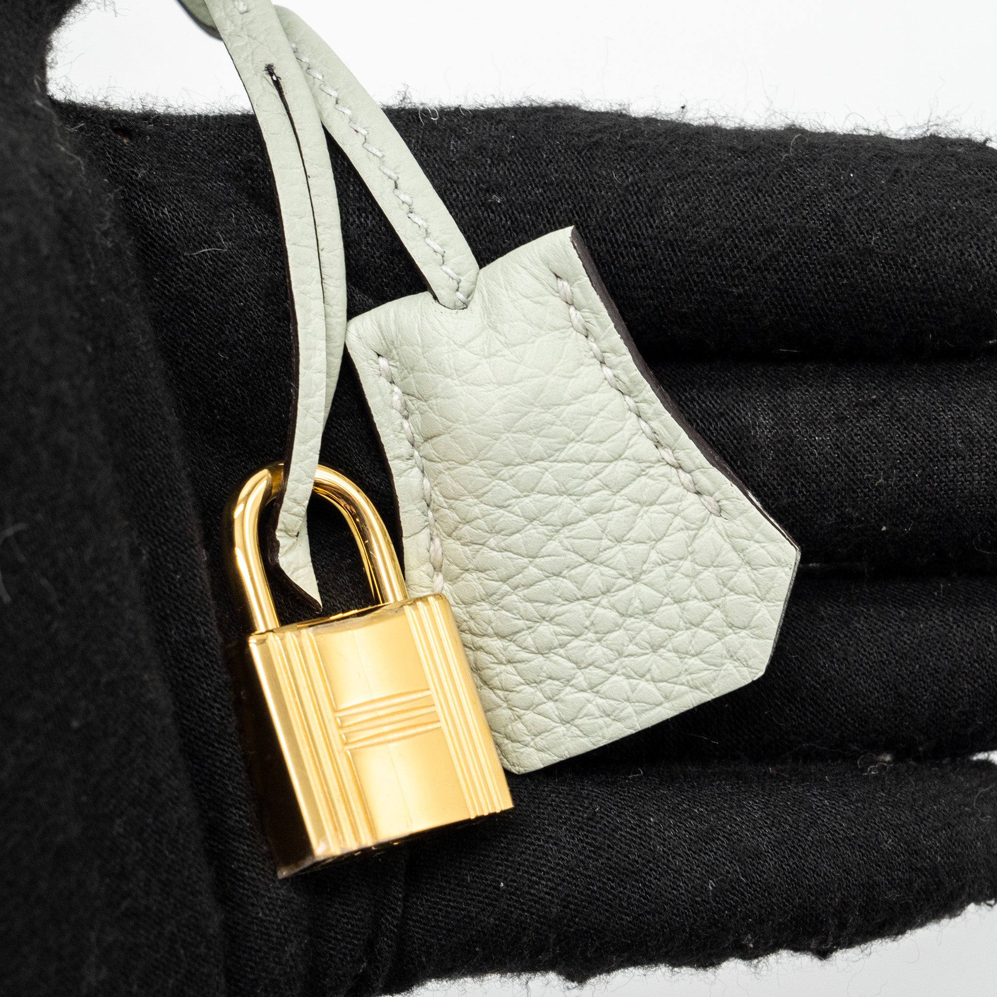 Hermes Birkin 25 Togo Gris Neve GHW Stamp B - Image 15