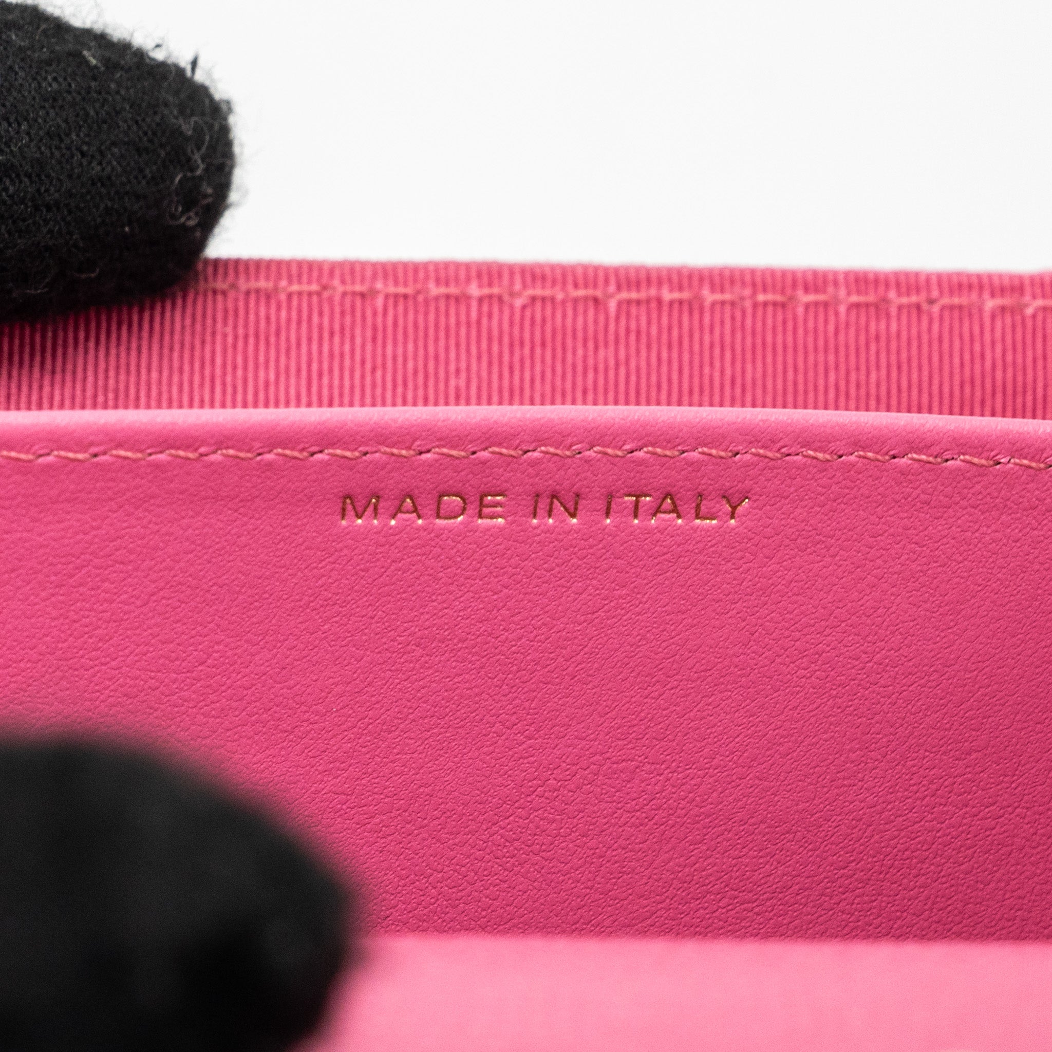 Chanel quilted small flap wallet caviar pink LGHW - Image 10