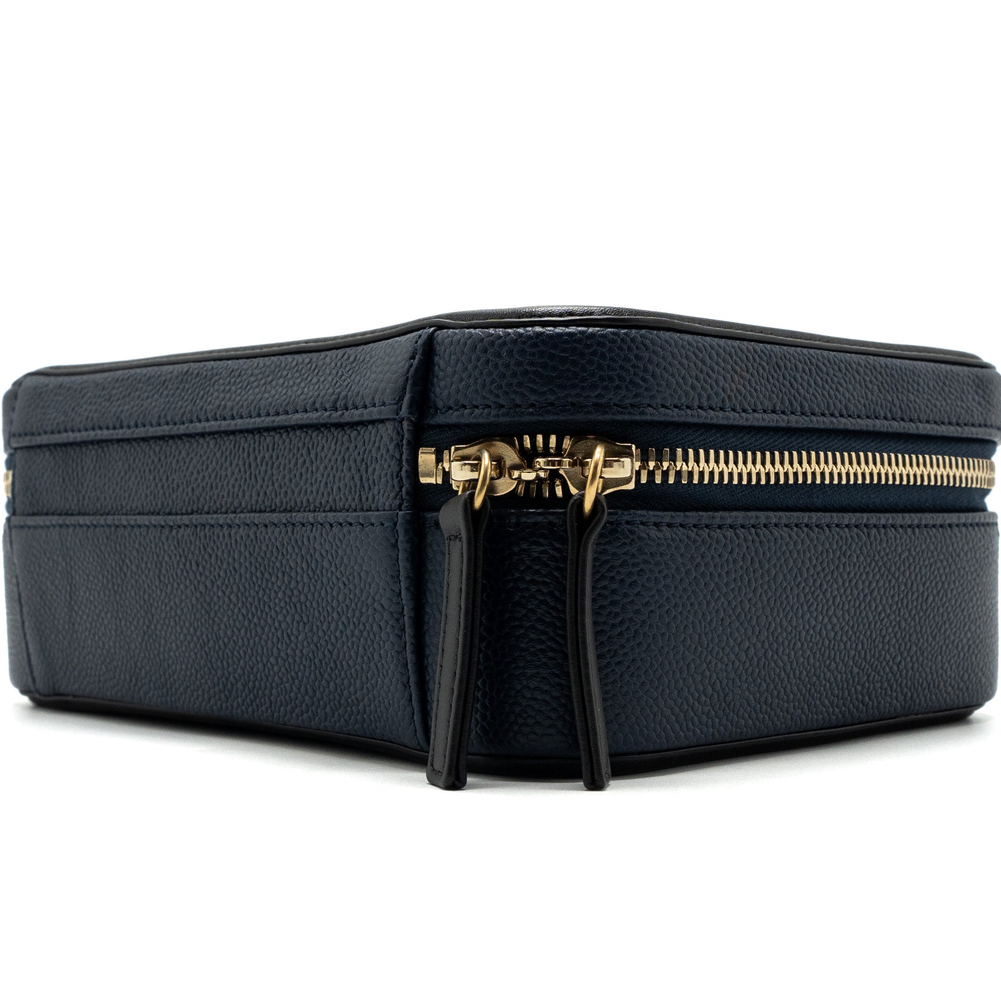 Chanel Filigree Camera Bag Caviar Dark Blue/ Black GHW - Image 7