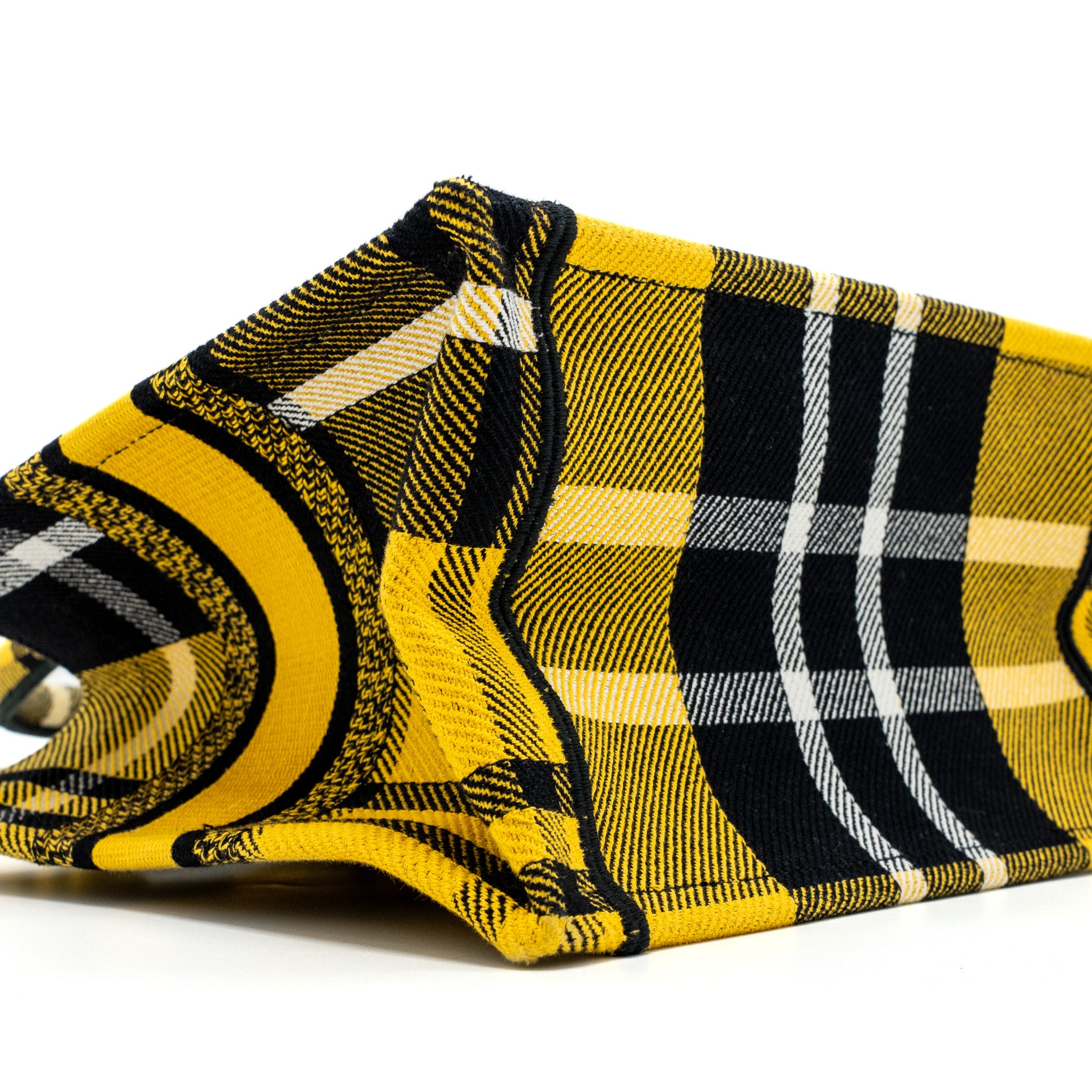 Dior small book tote canvas yellow / black - Image 6