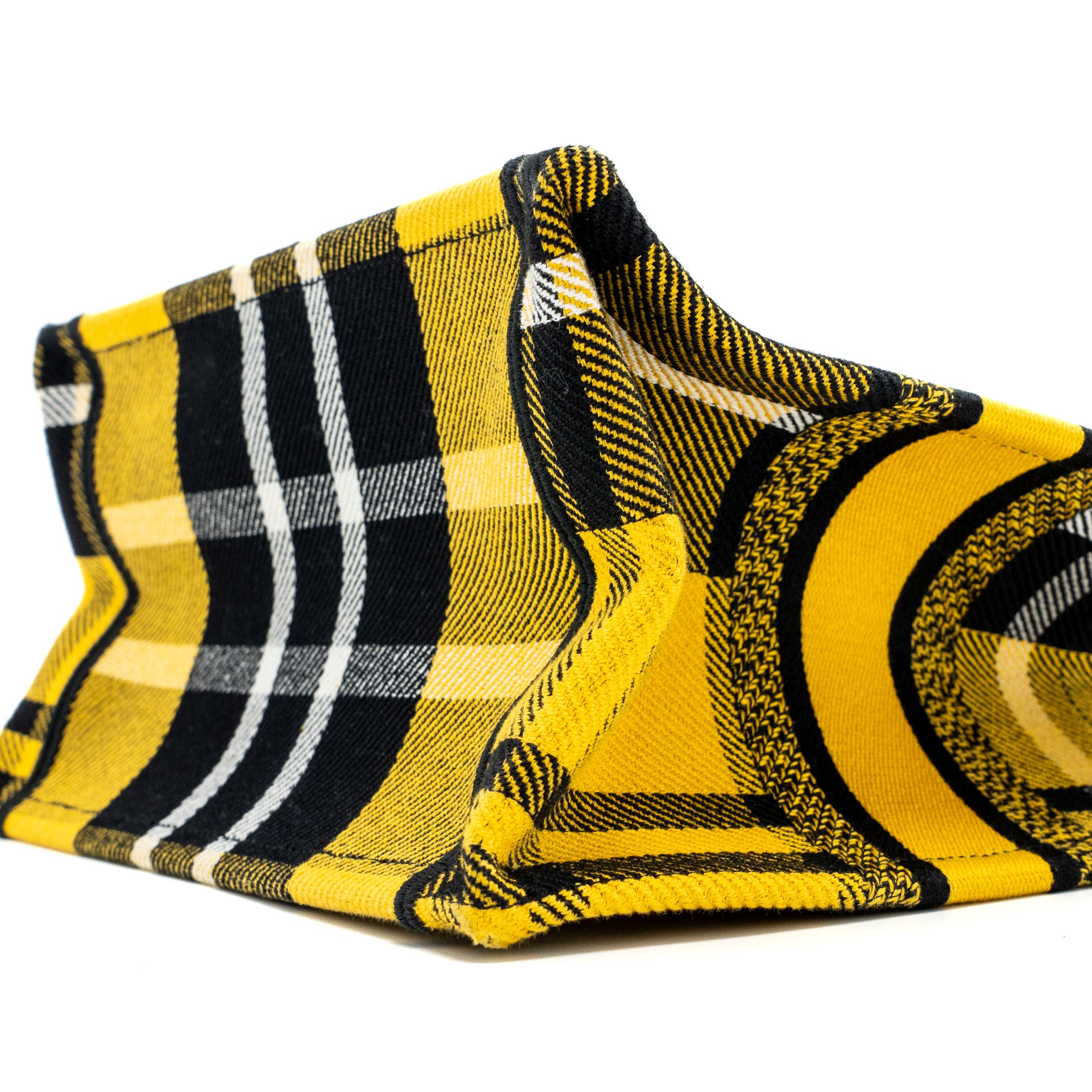 Dior small book tote canvas yellow / black - Image 7