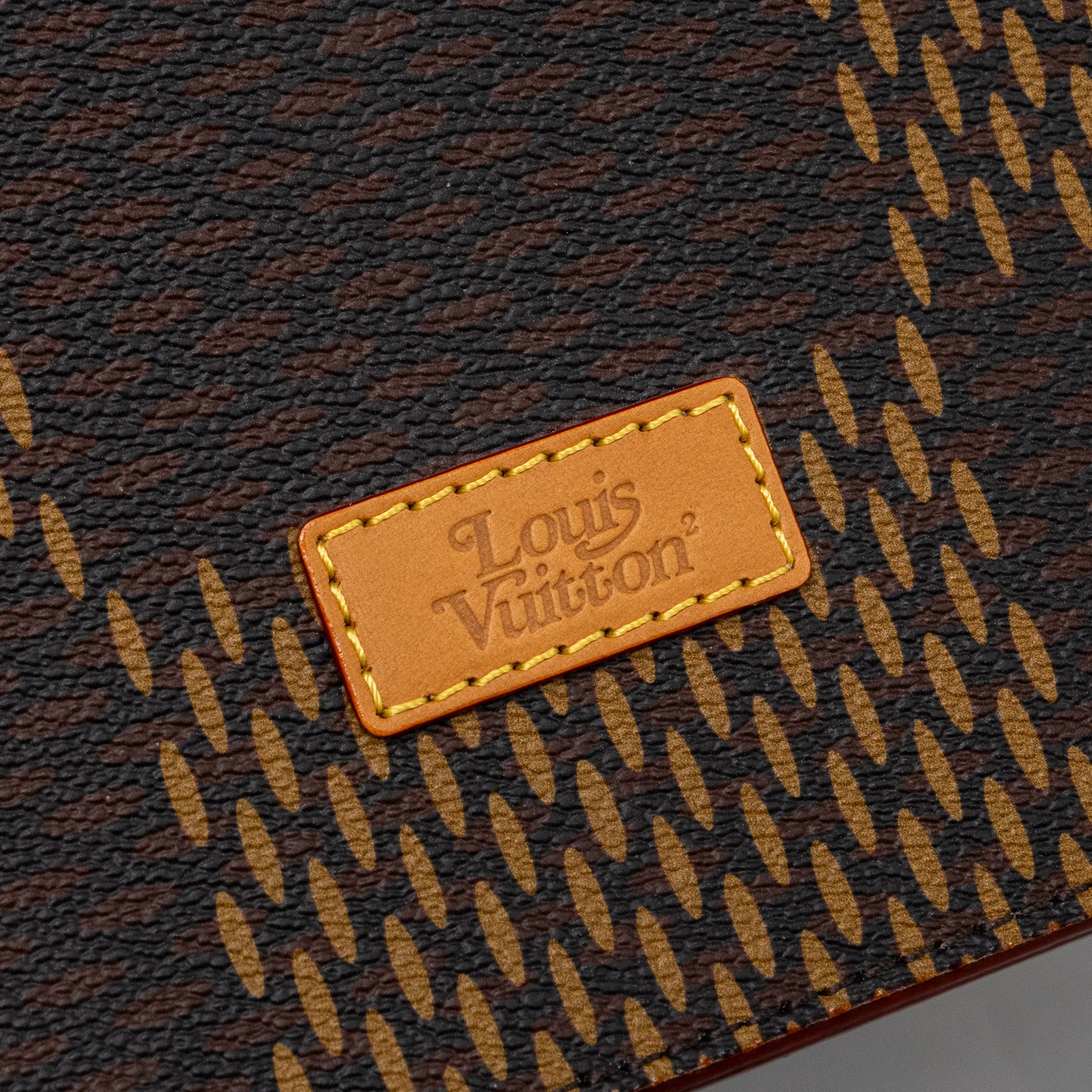 Louis Vuitton X Nigo Giant Tote Damier Ebene Monogram canvas Brown Black Hardware - Image 8