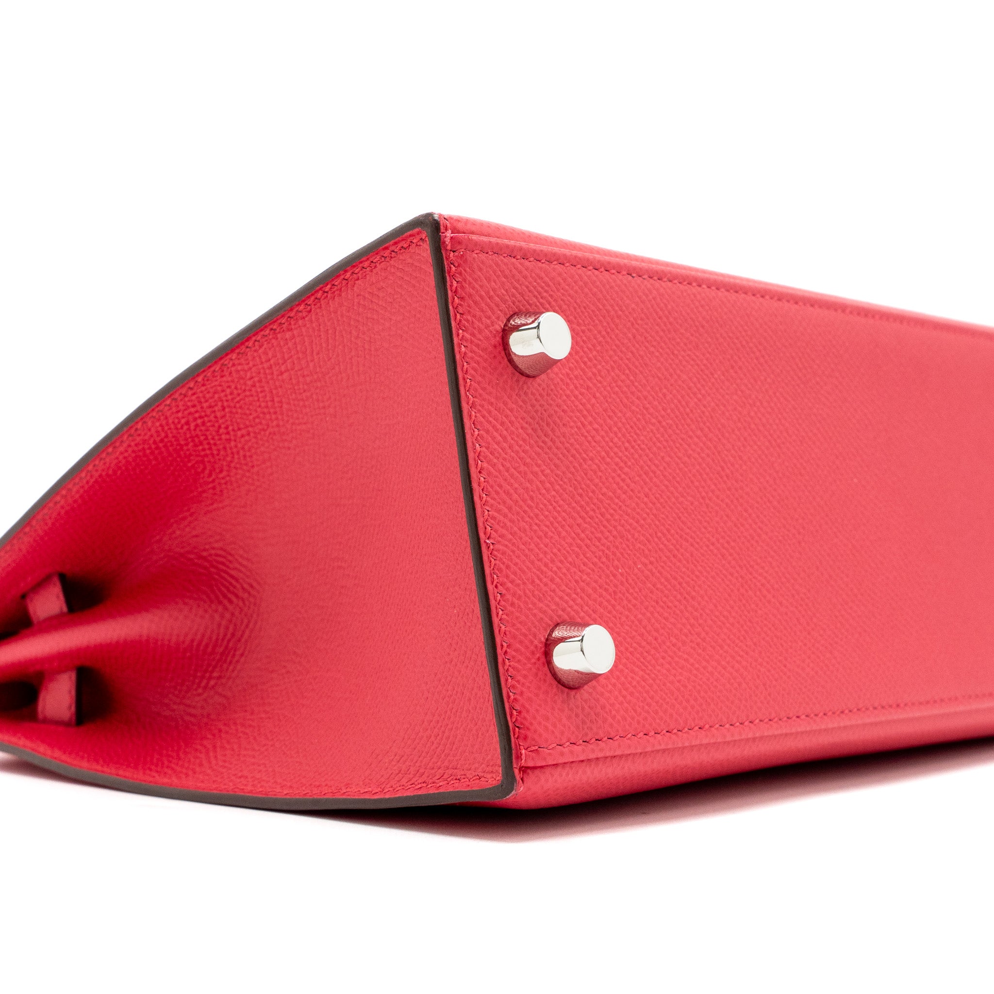 Hermes Kelly 25 Epsom Rose Extreme SHW Stamp D - Image 7