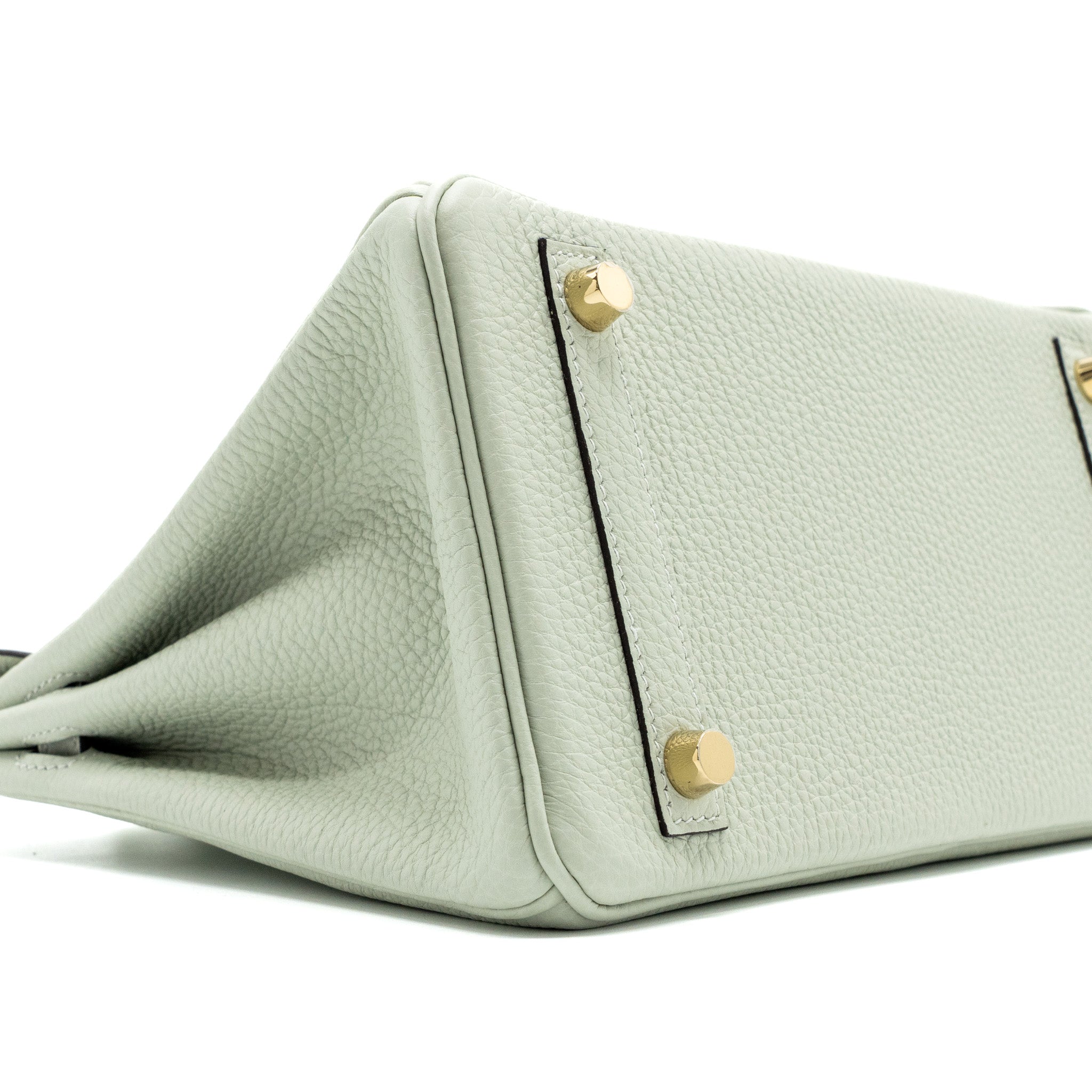 Hermes Birkin 25 Togo Gris Neve GHW Stamp B - Image 7